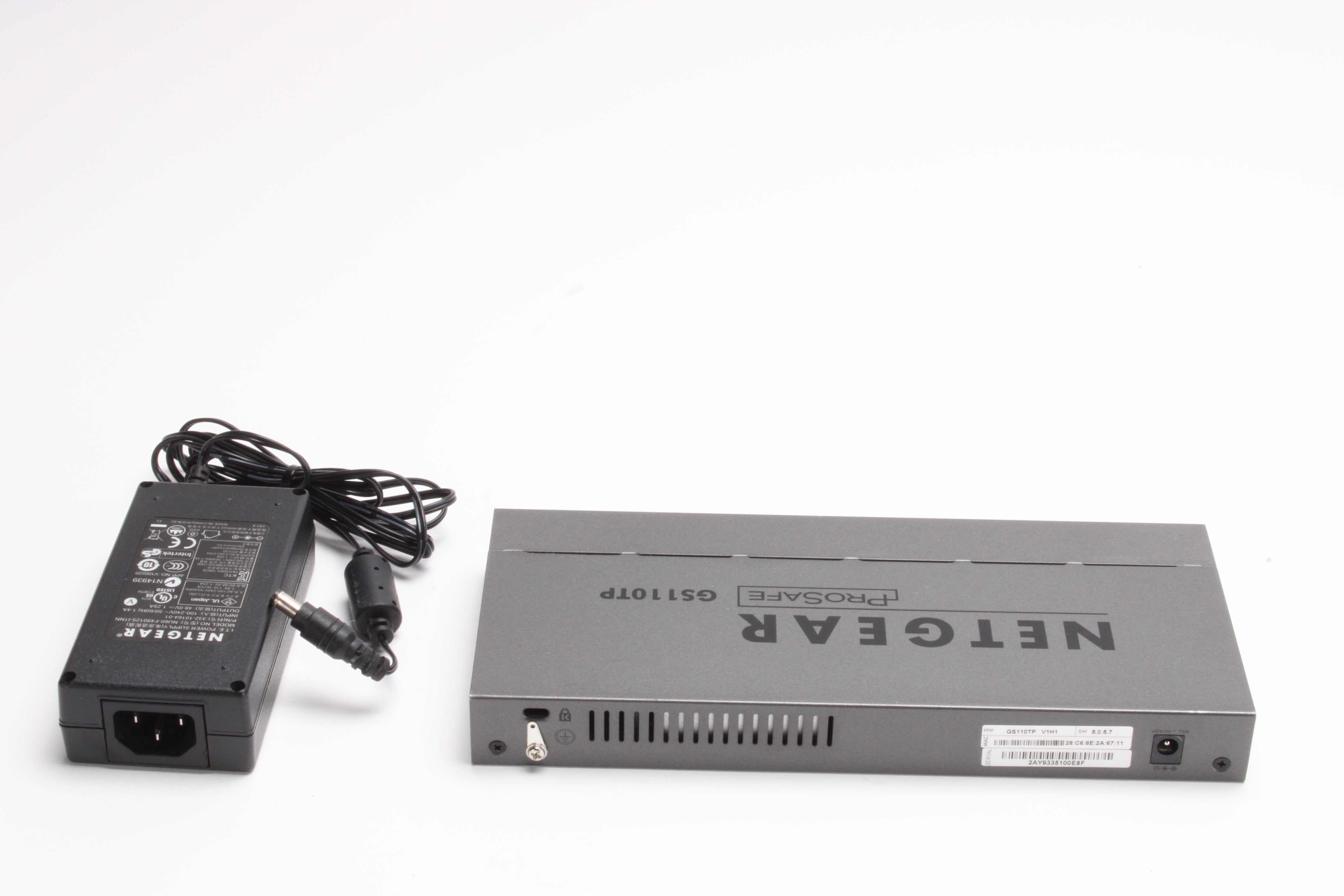 Netgear Gs110tp Router Netgear GS110TP Prosafe 8 Port Gigabit Smart Switch With PoE and Fiber ...