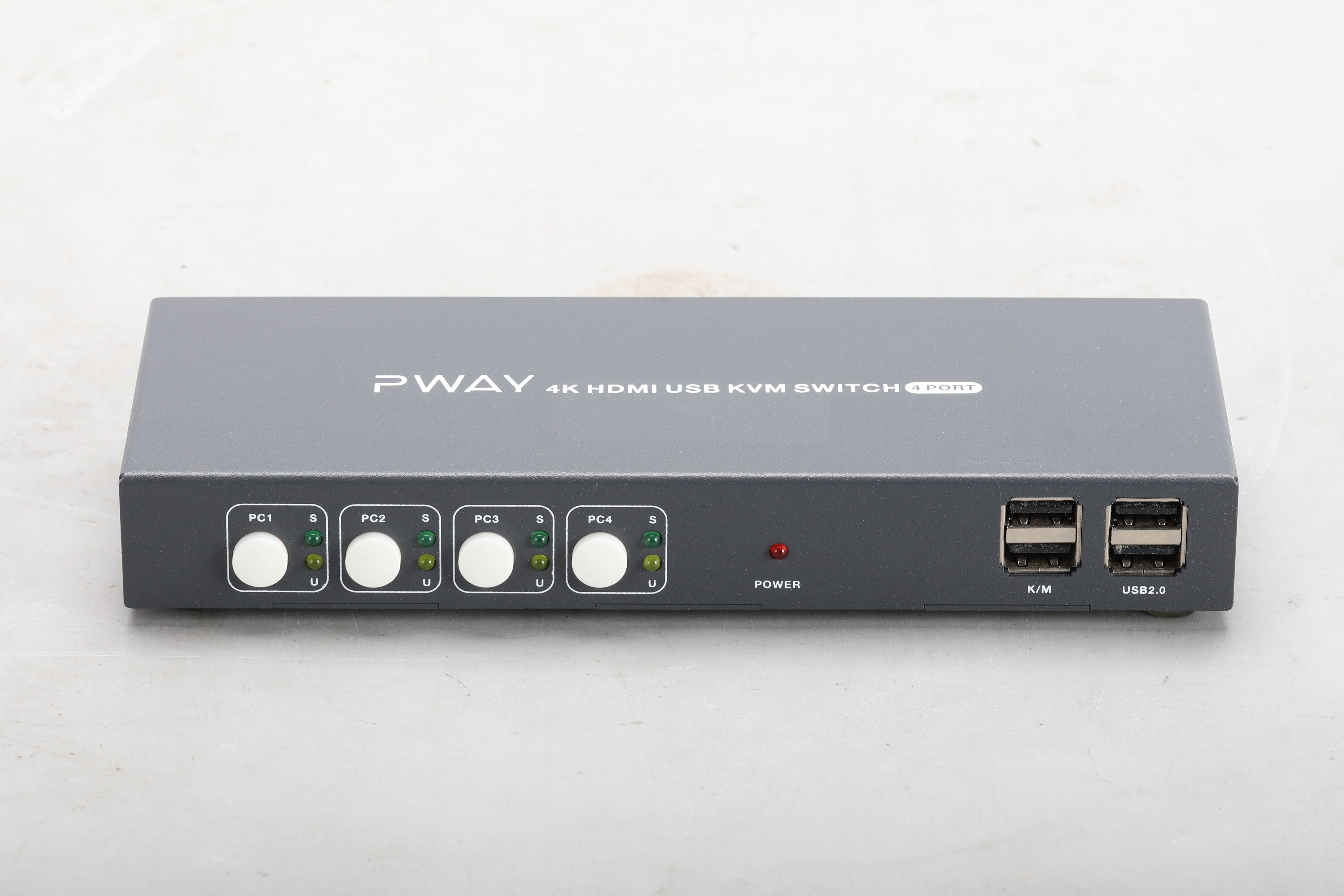 PWAY 4K HDMI USB KVM Switch 4x1 - No Accessories – NTC Tech