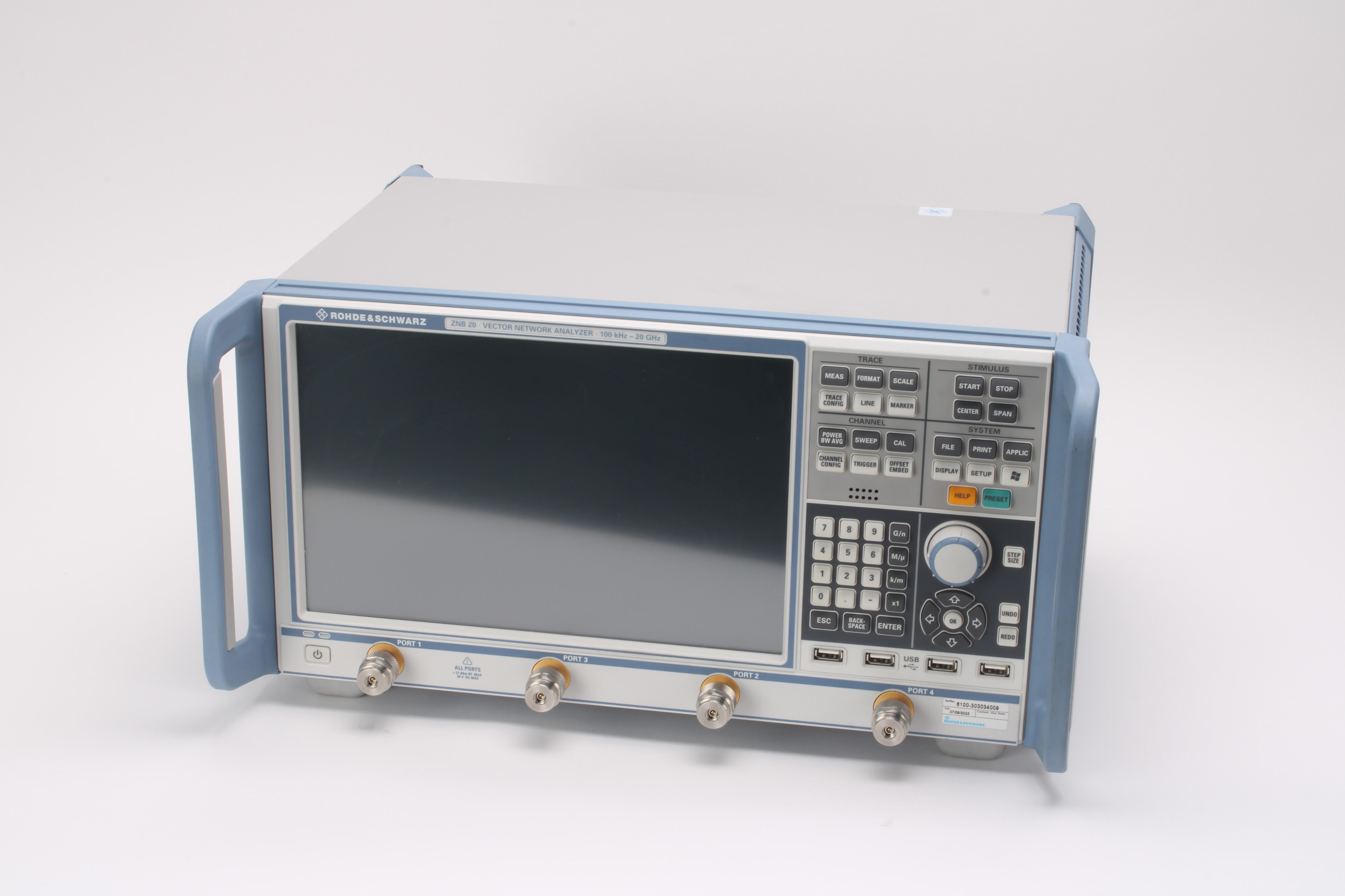 R&S ZNB 20 Vector Network Analyzer - 4-ports - ZNB20 VNA Win Embedded ...