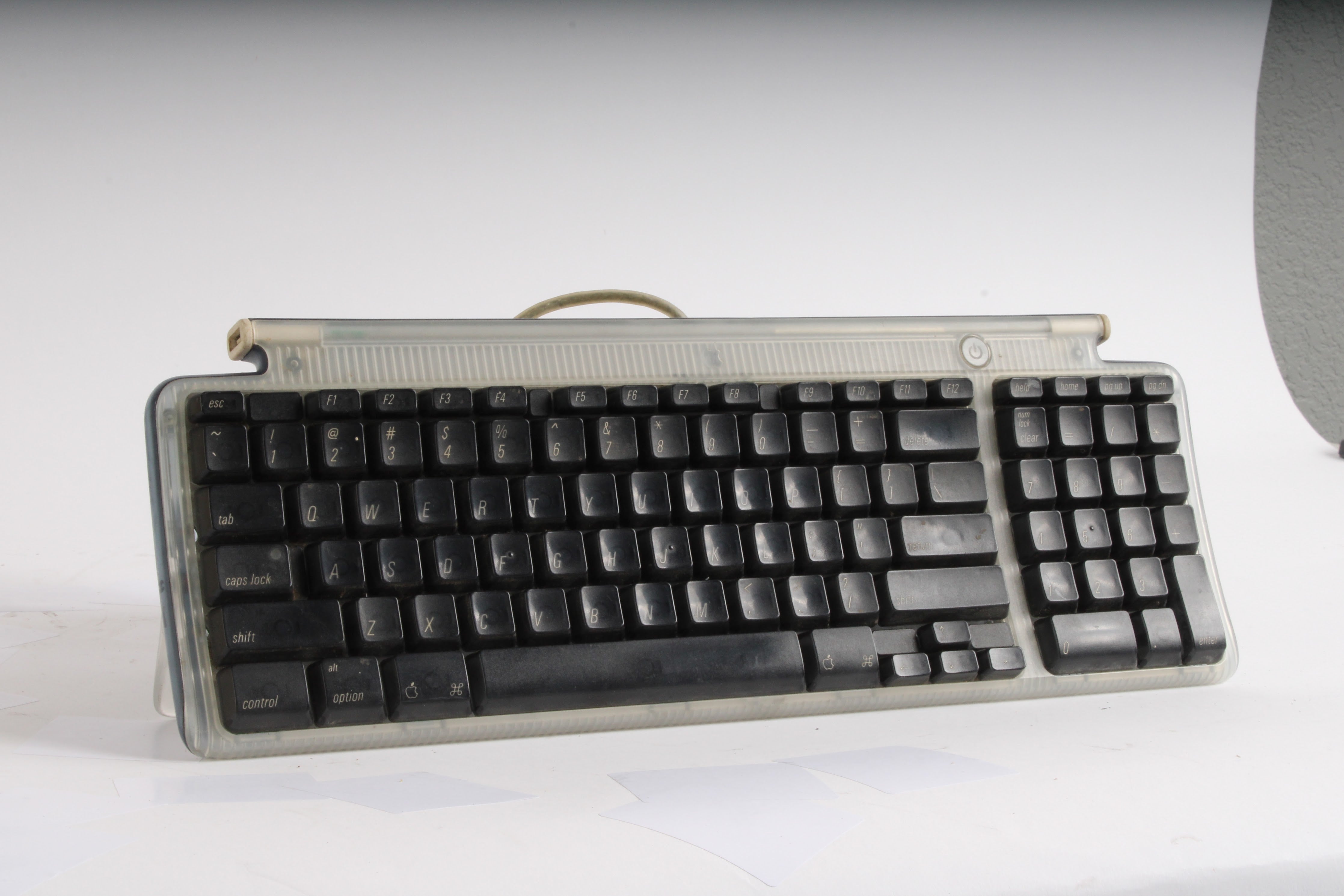 iMac G3 Apple USB Keyboard M2452 スケルトン グリーン 日本語 現状