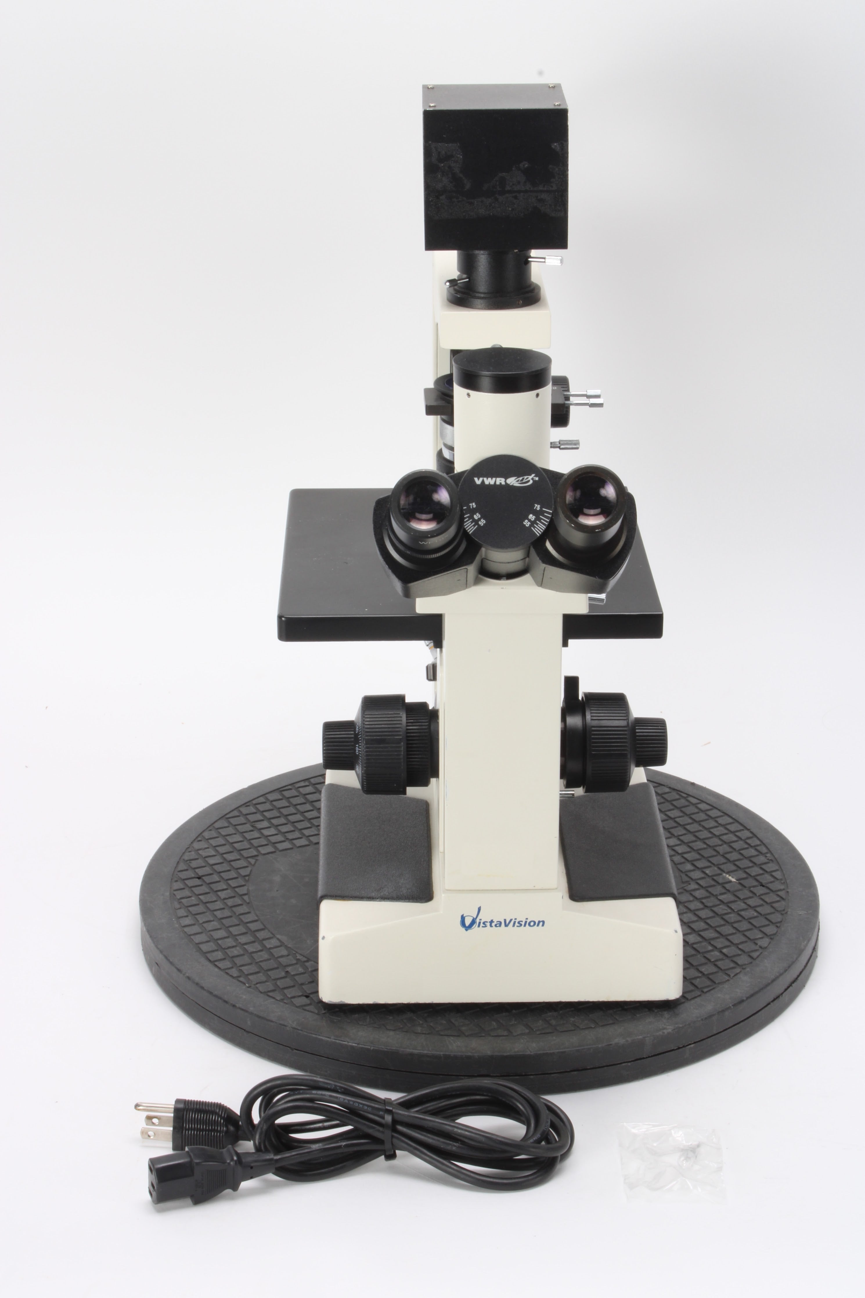 VWR VistaVision Inverted Microscope With 2x: WF10X/20 Eyepieces and 5 ...
