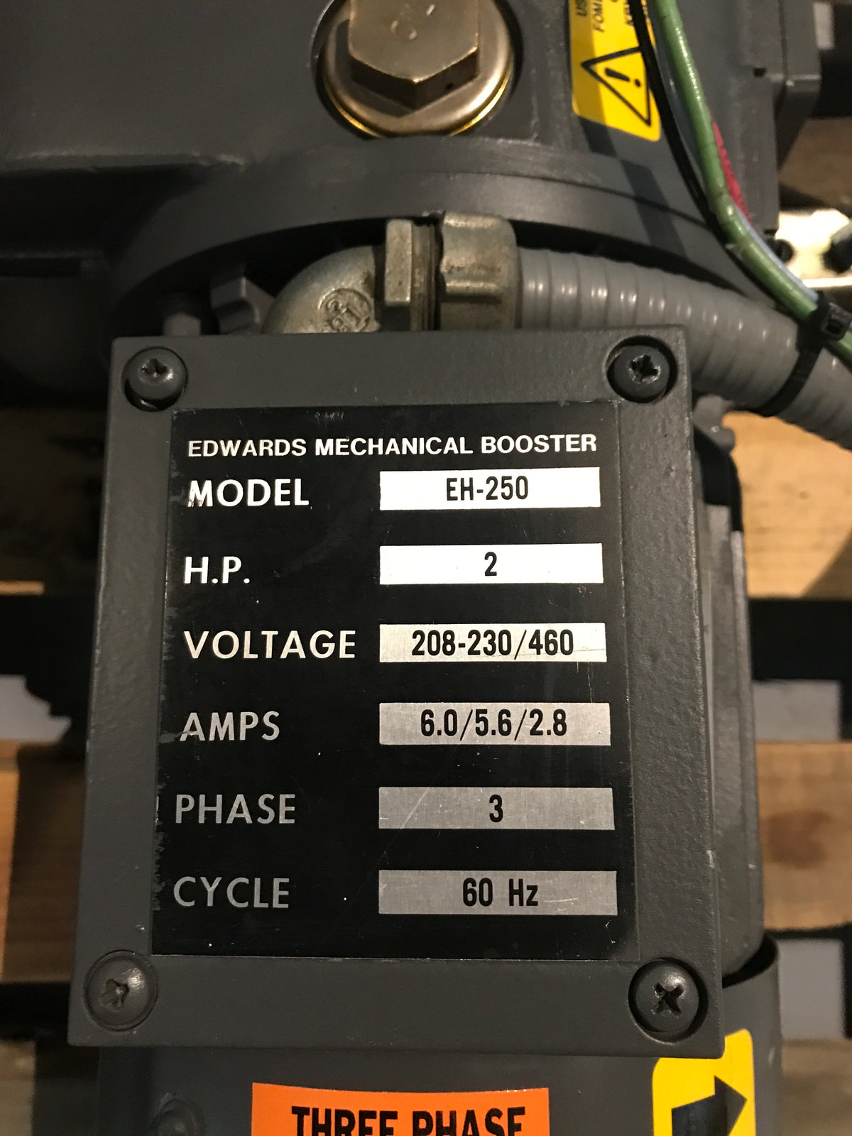 Edwards EH250 High-Performance Vacuum Booster Pump H.P. 2 – NTC Tech