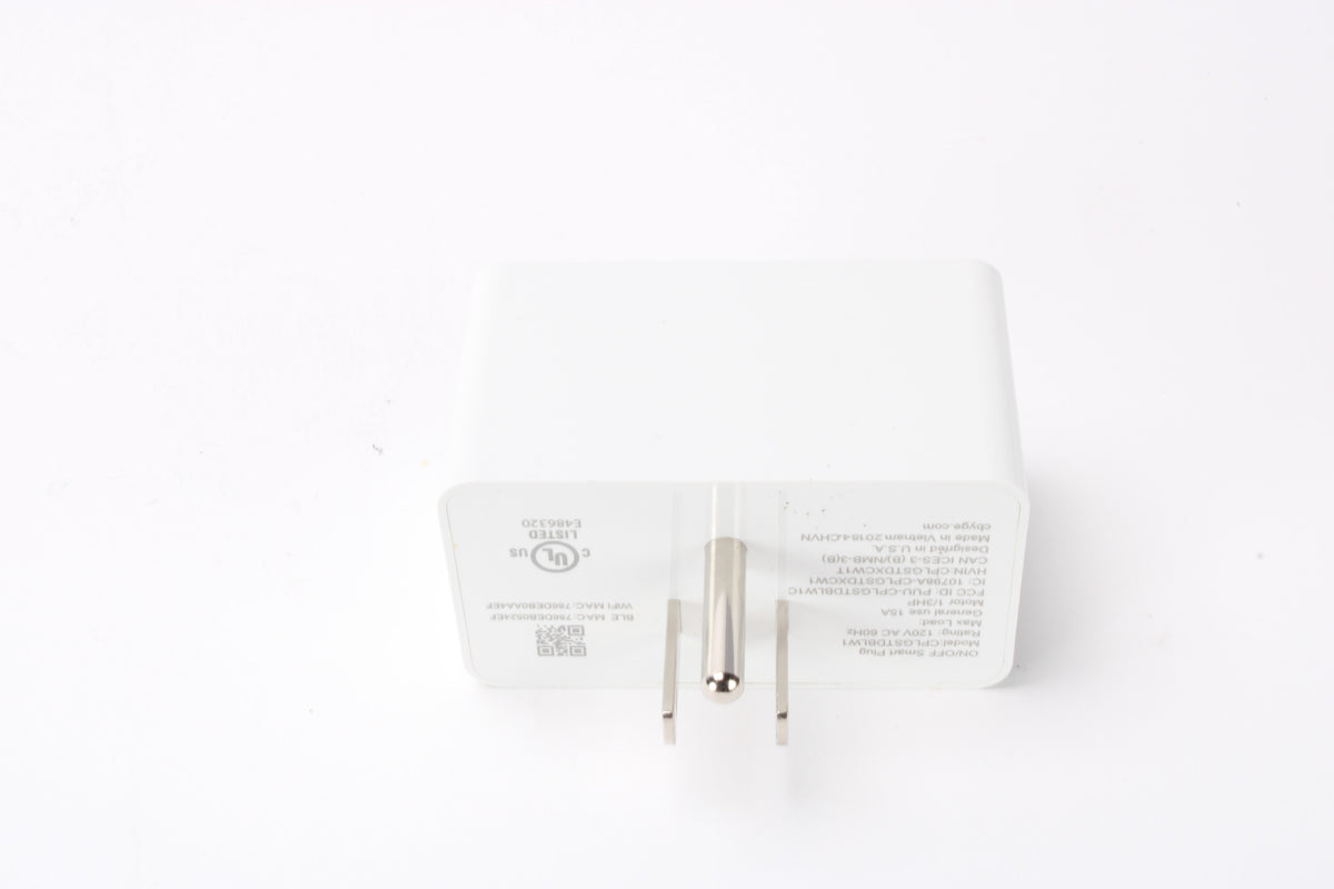 GE Cync Indoor Smart Plug CPLGSTDBLW1 – Bluetooth & Wi‑Fi Outlet – NTC Tech