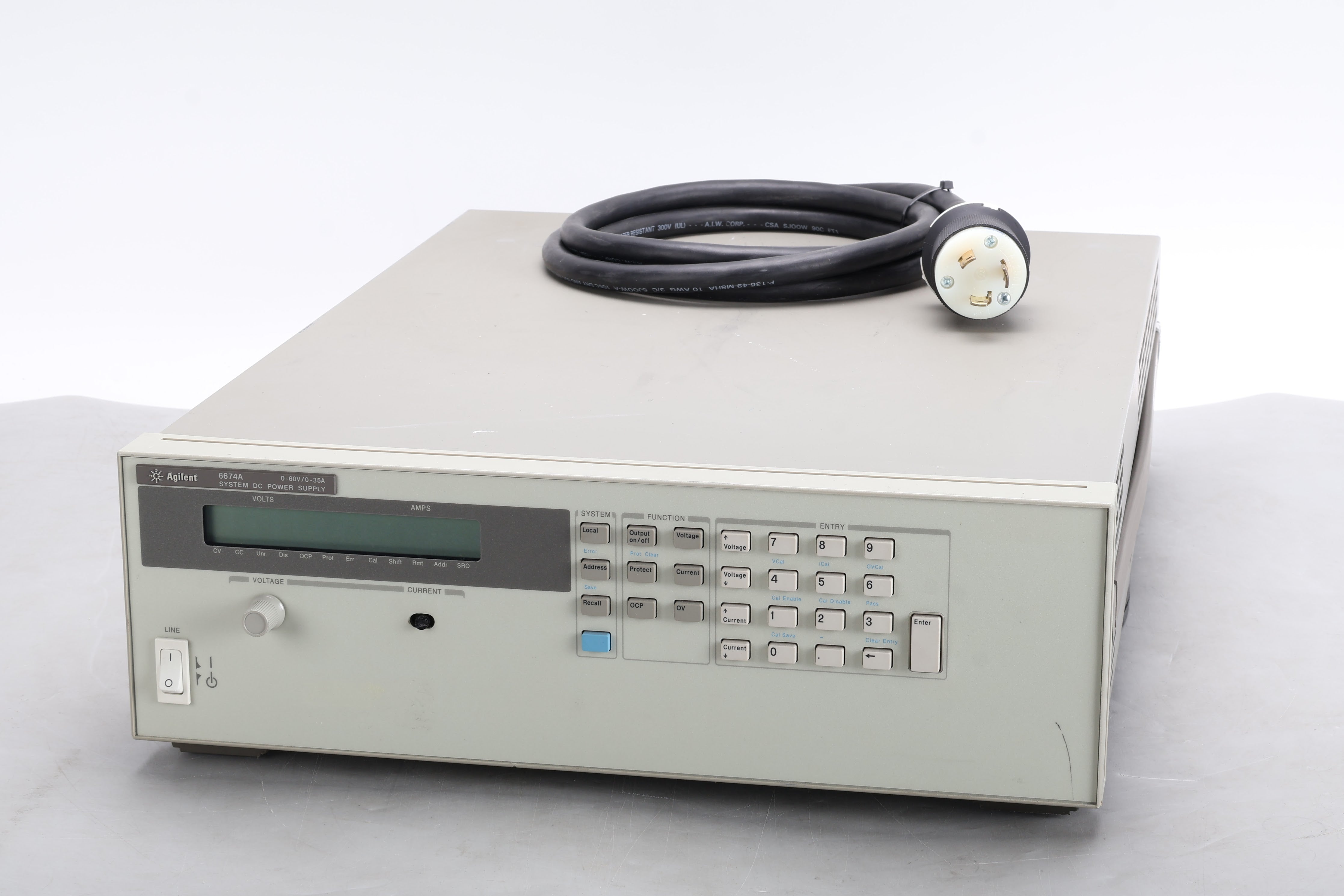 HP / Agilent 6674A System DC Power Supply 0-60V 0-35A - Fair Condition ...