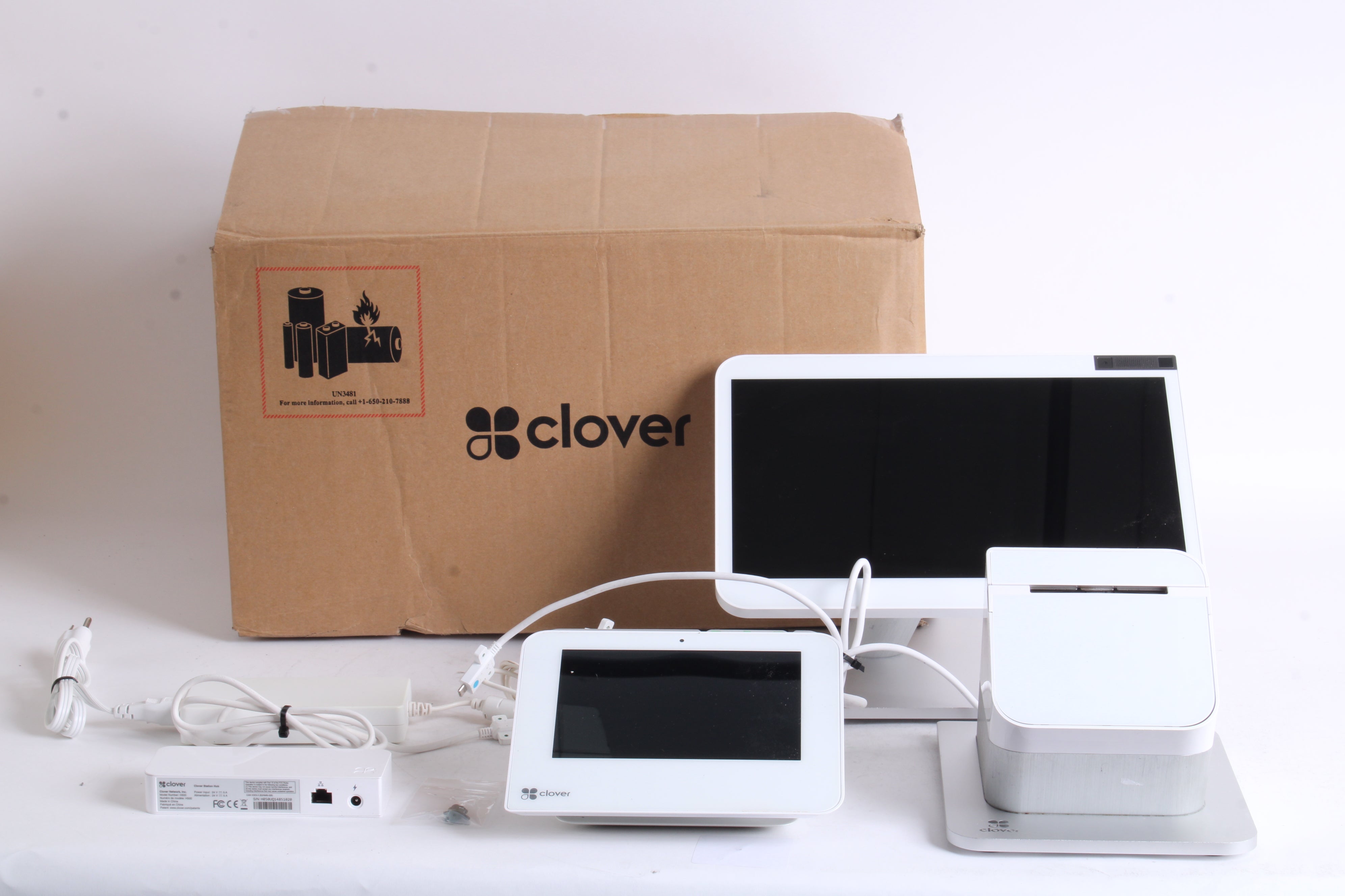 Clover S503 Pro Display, C503 Station Pro Teminal, P500 Printer