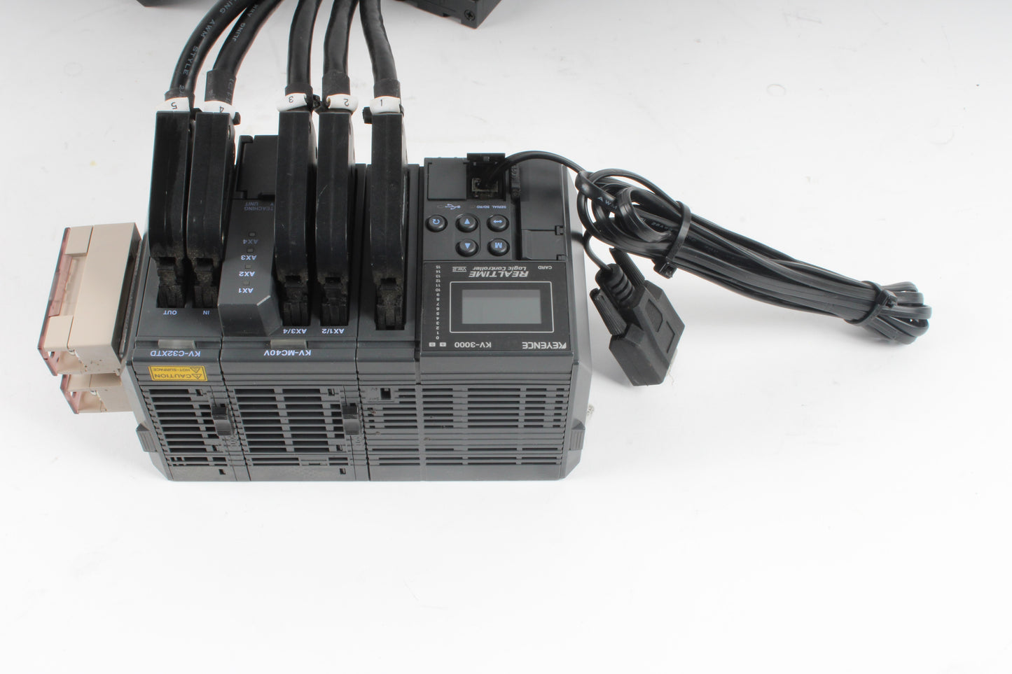 Keyence KV-3000 Realtime Logic Controller With KV-MC40V, KV-C32XTD 