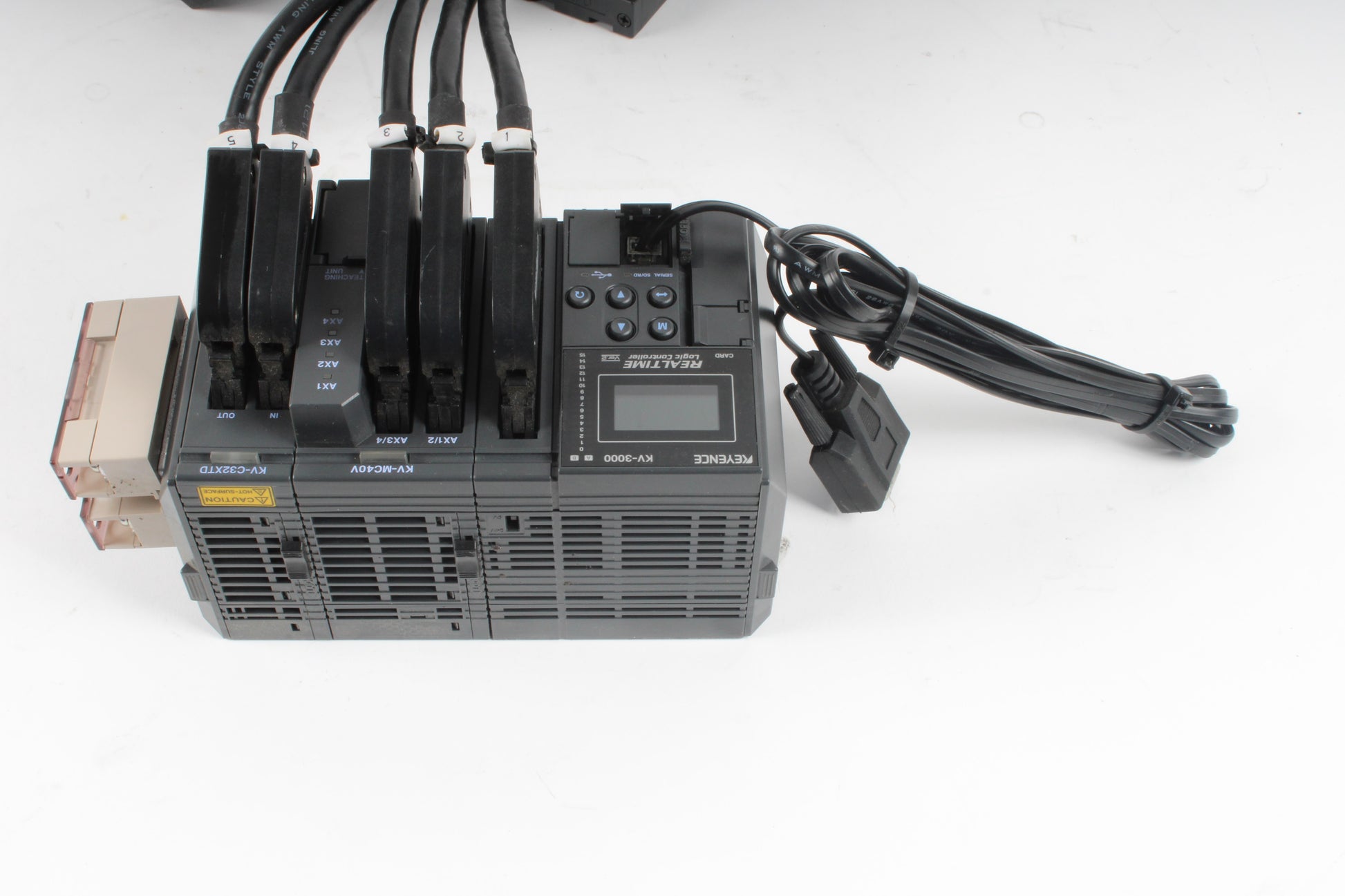 Keyence KV-3000 Realtime Logic Controller With KV-MC40V, KV-C32XTD 