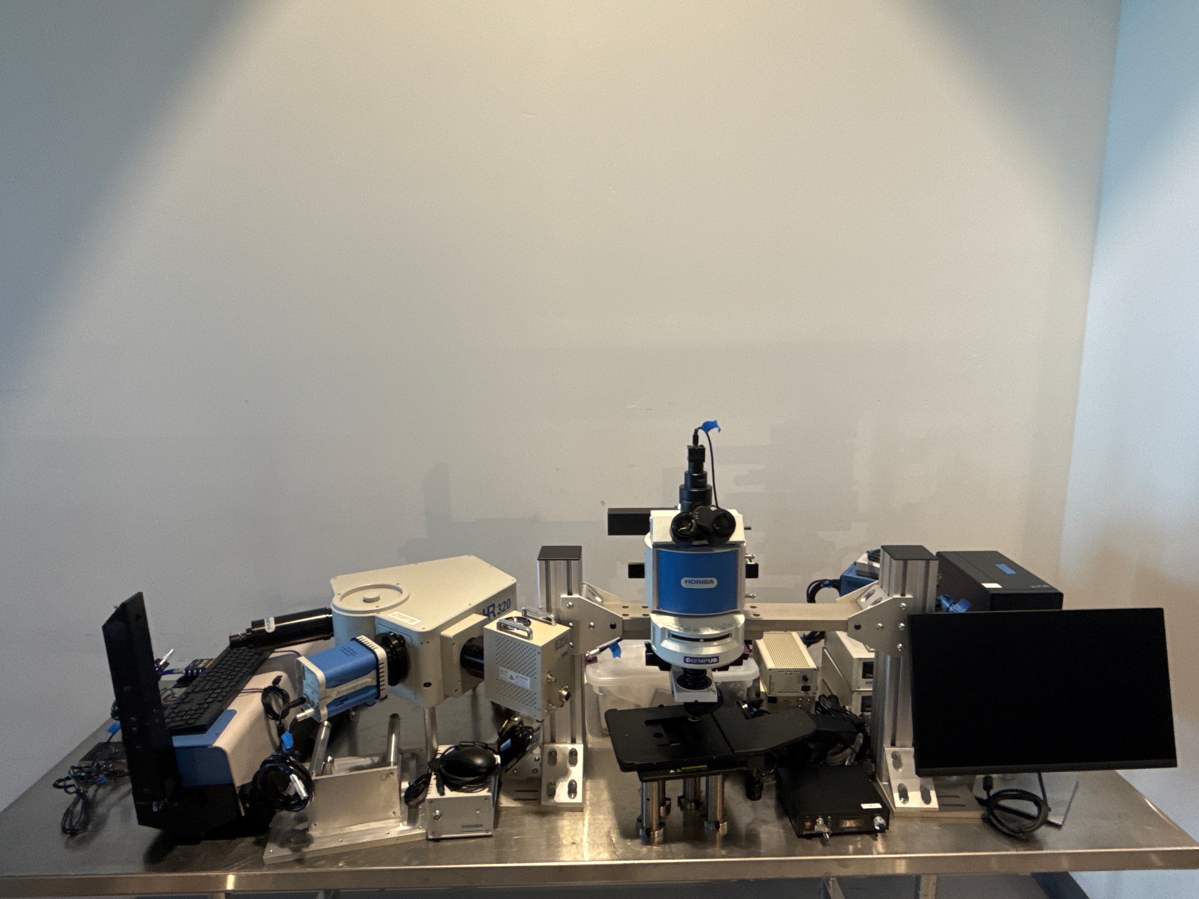 Horiba SMS Microscope Imaging Spectrometer iHR320 + Synapse Detector ...
