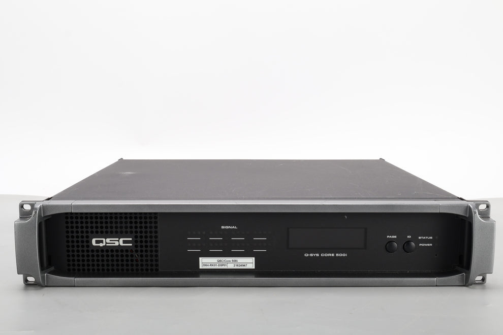 QSC Q-SYS Core 500i Integrated System Processor With Q-SYS CDN64 & Q-S ...