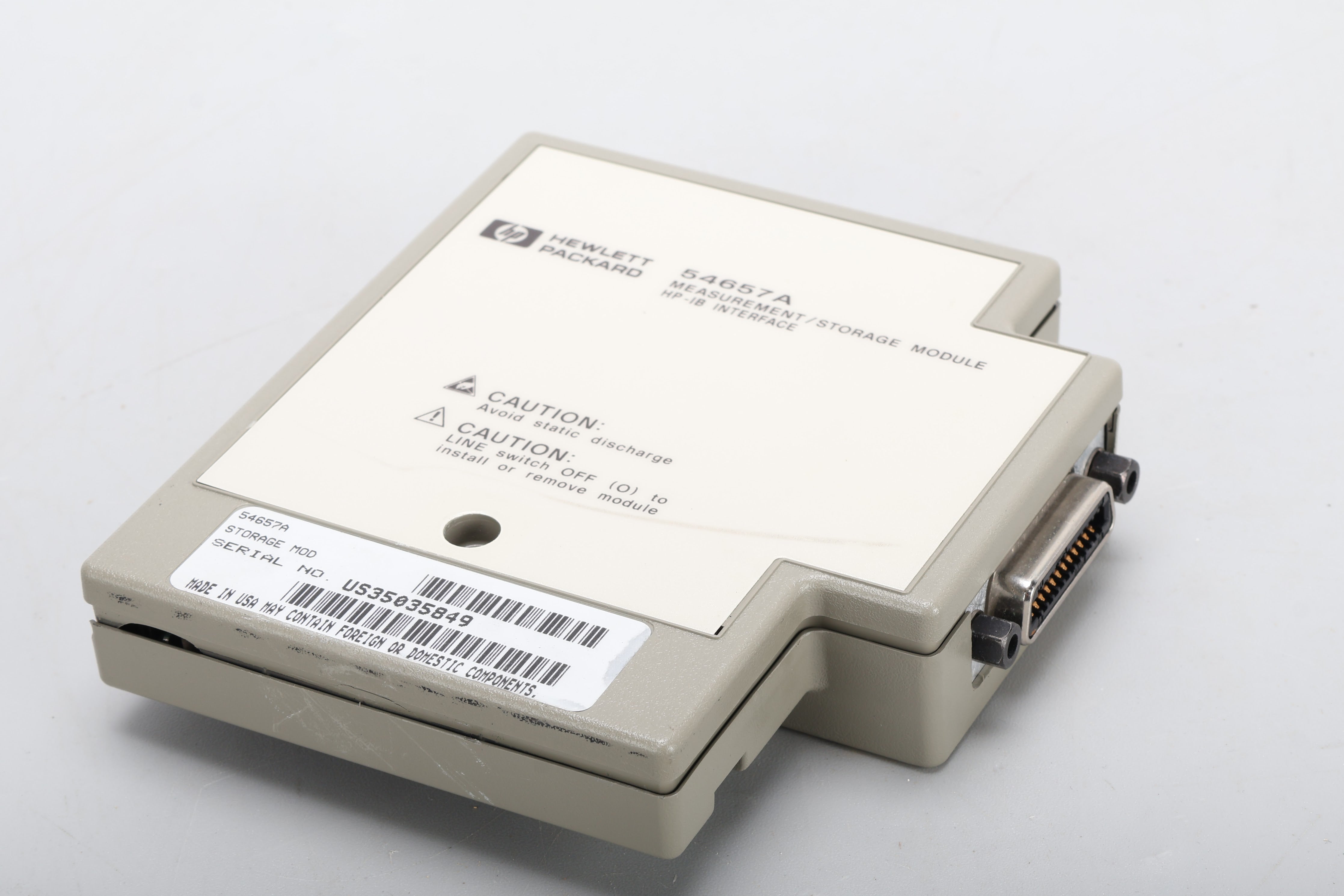 HP 54657A Measurement / Storage Module HP-IB Interface - Fair Conditio ...
