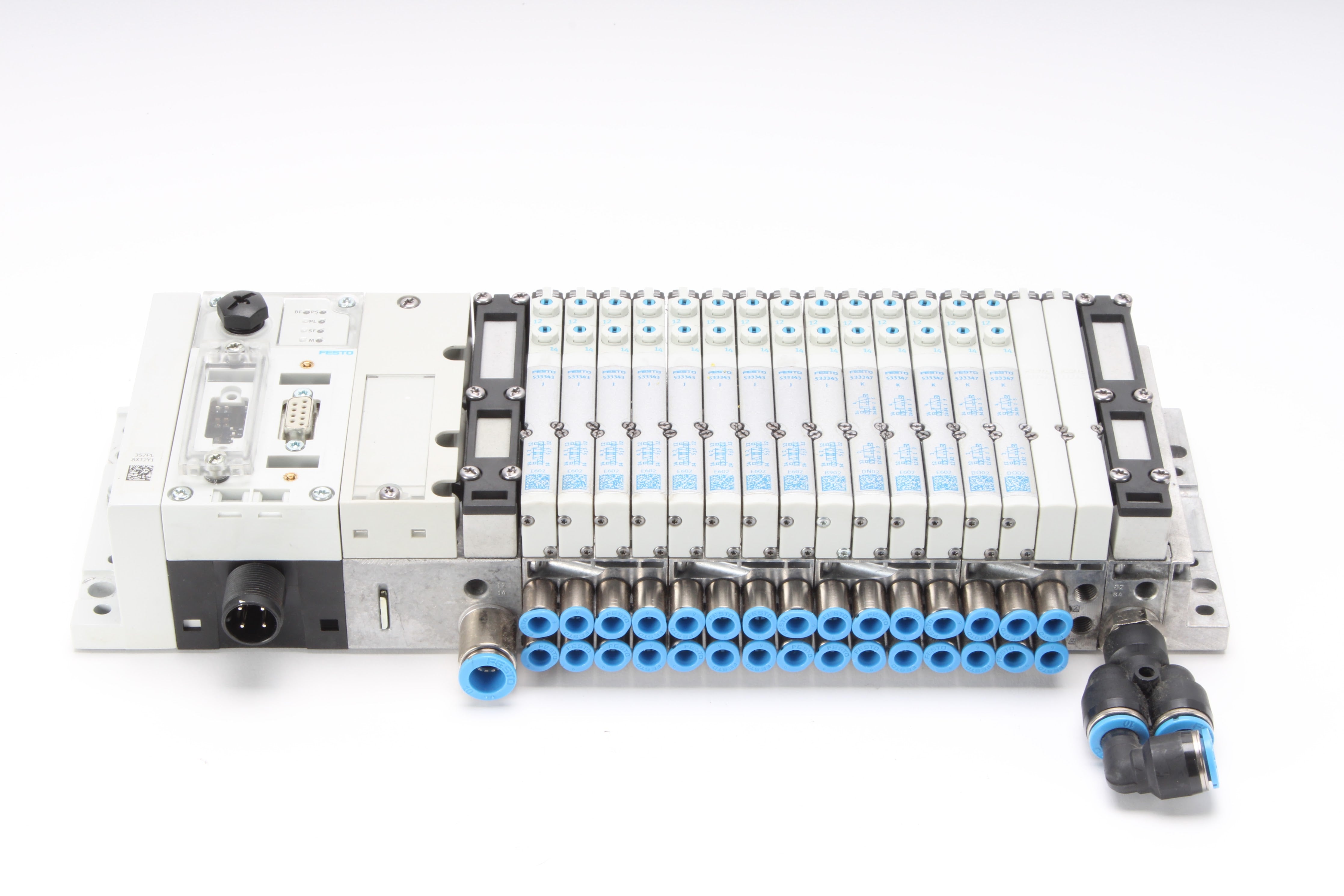 Festo MPA-FB-VI Valve Terminal W/ 533343, 533347, VMPA1-FB-EMS-8, CPX ...