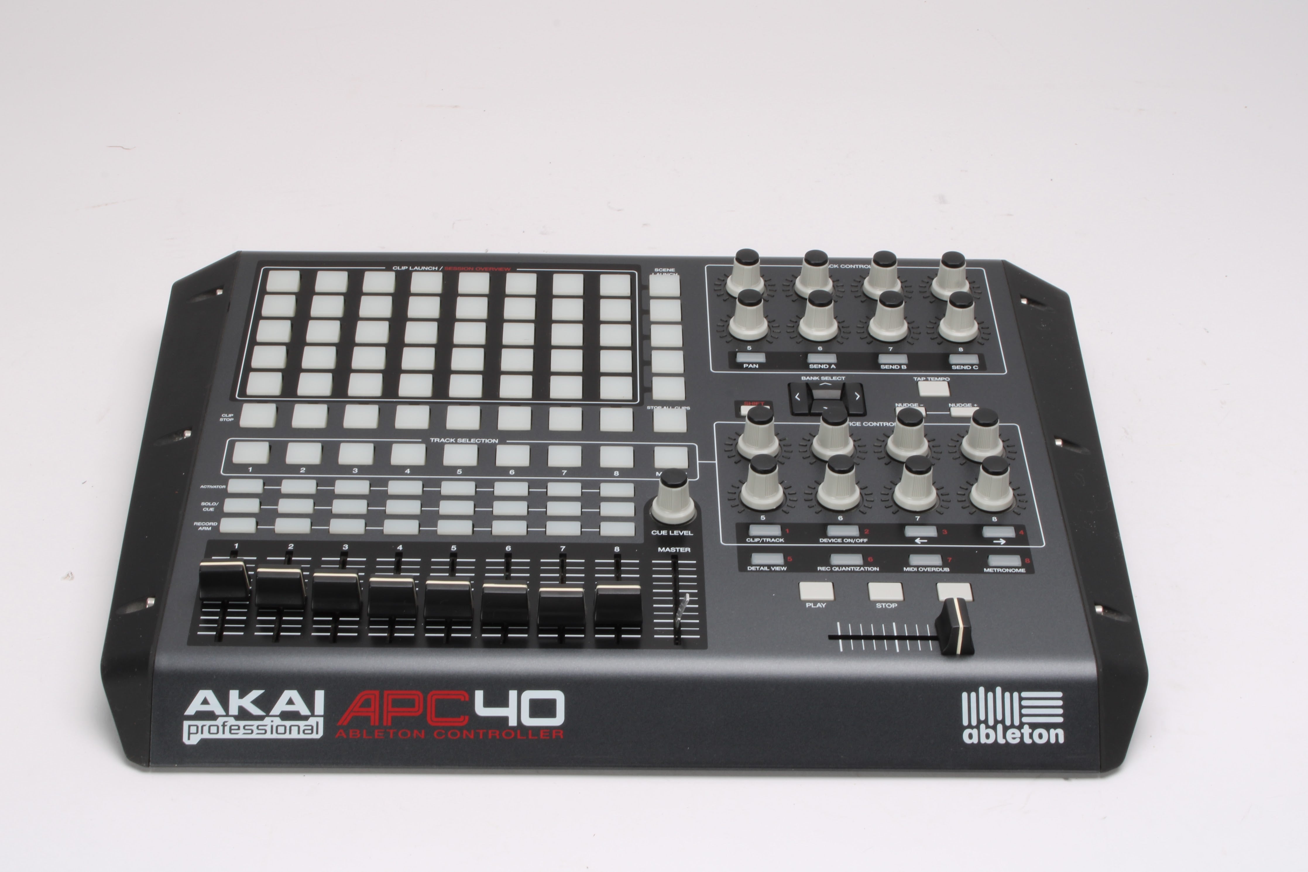 Apc40 Know Akai Pro APC40 Ableton Live Clip Launching Controller With Carrying Ca ...