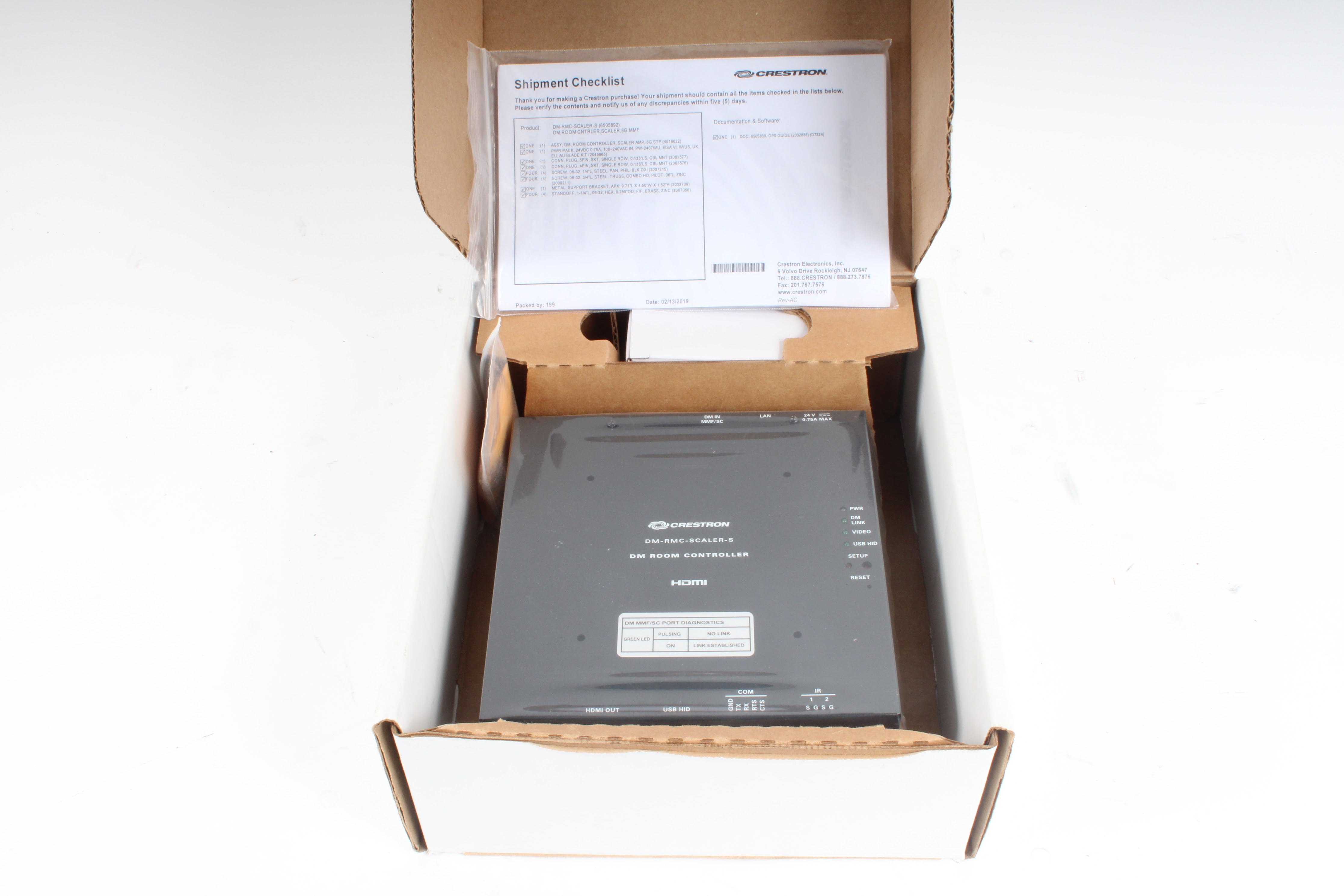 Crestron DM-RMC-SCALER-S Room Controller / Scaler 6505892 - New Open B ...