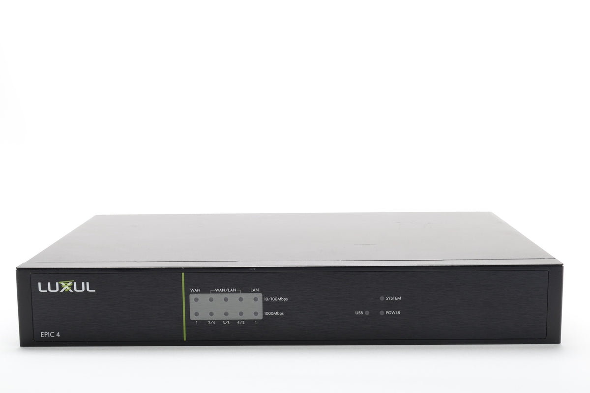 Epic Internet Router Luxul ABR-4500 Epic 4 Multi-WAN Gigabit Router 655003920161 - No Acces ...