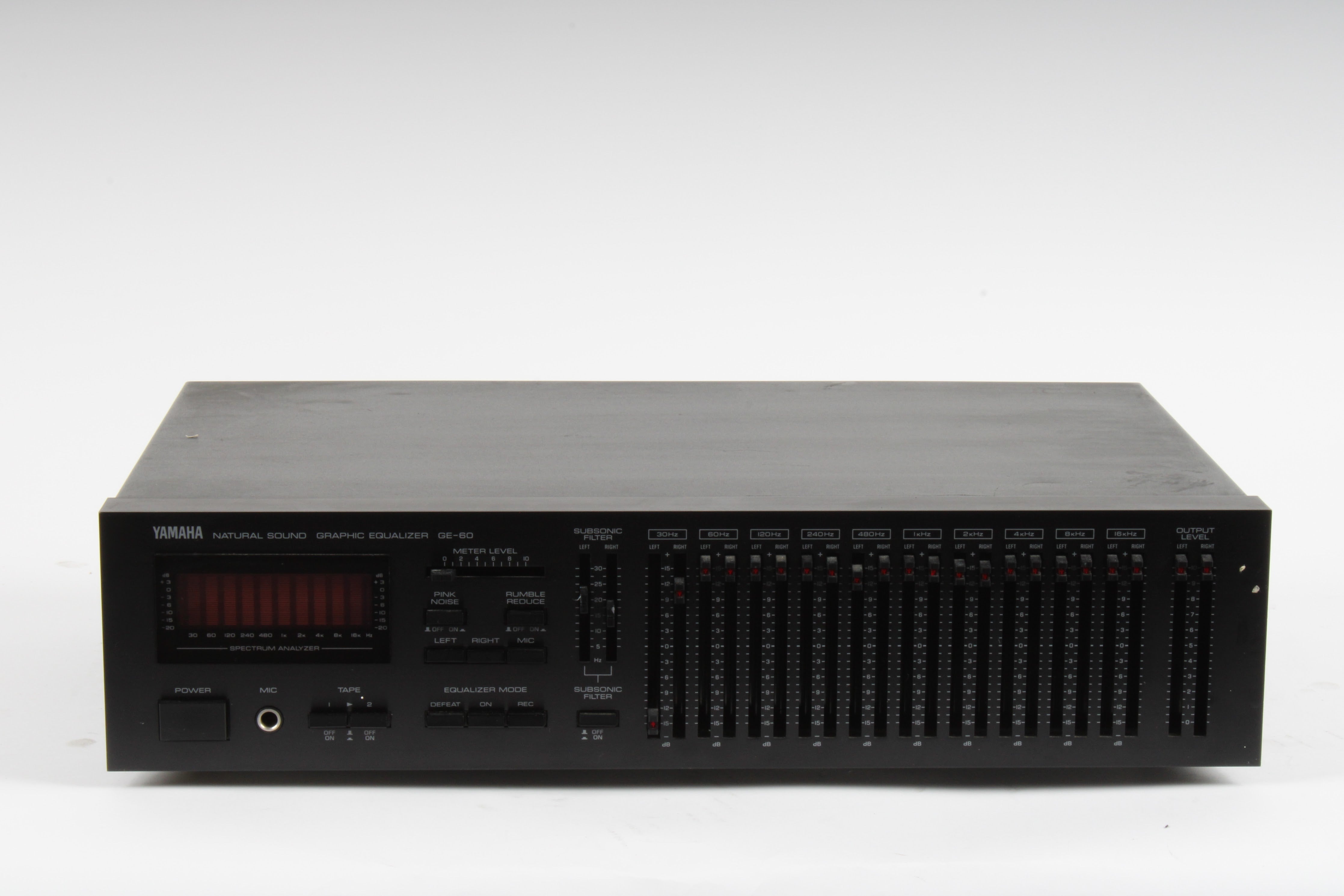 Yamaha GE-60 Natural Sound Graphic Equalizer – NTC Tech Yamaha GE-60 Natural Sound Graphic Equalizer – NTC Tech