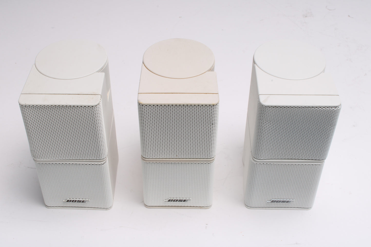 Bose Jewel Cube Center Channel Speaker Lot of White Fair