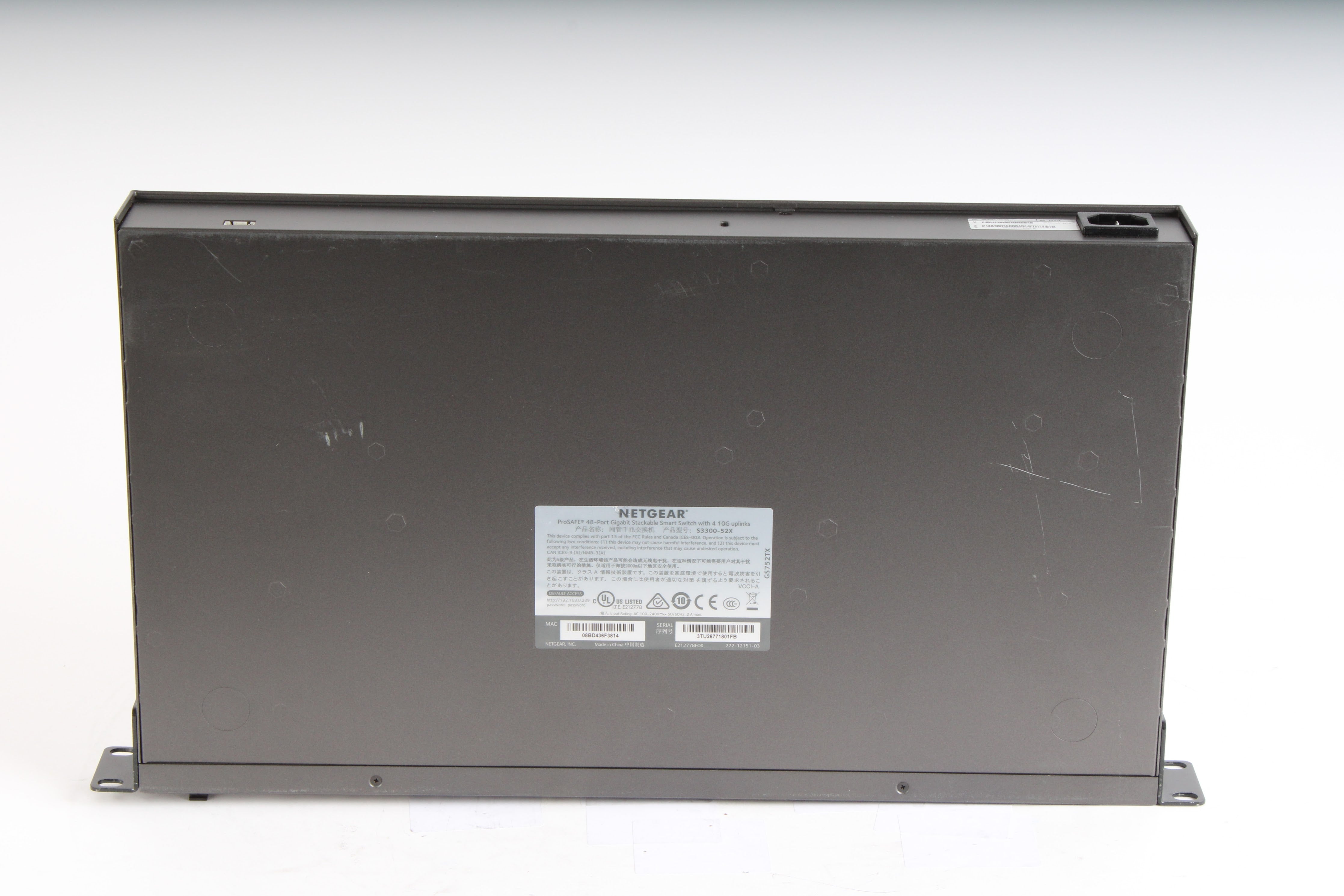 NETGEAR ProSAFE S3300-52X