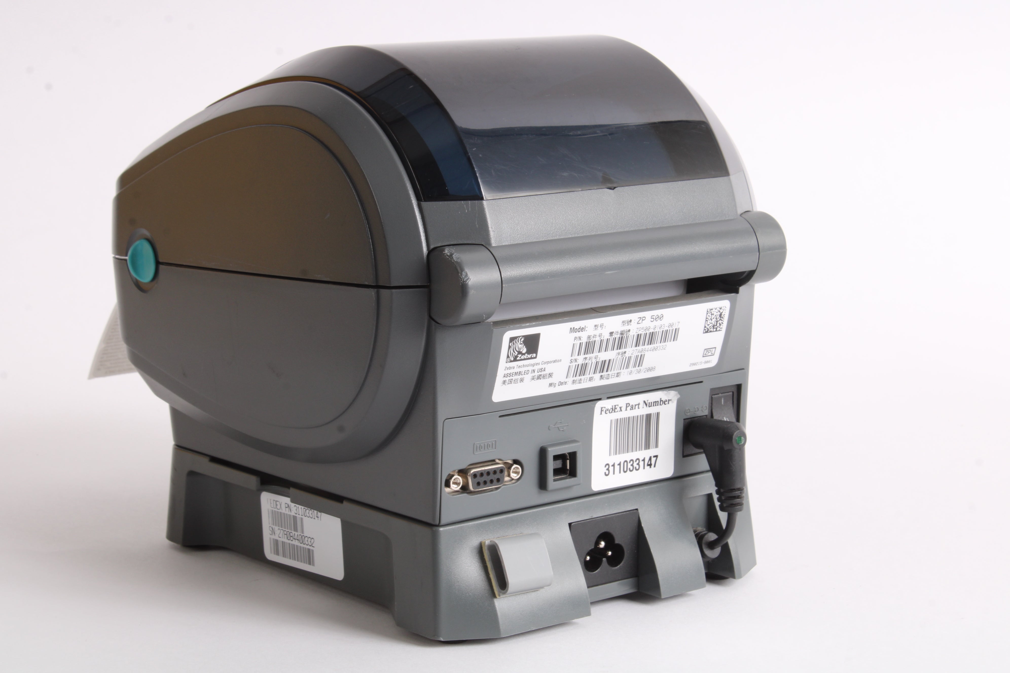 Zebra ZP500 USB Thermal Label Printer - Desktop Printing – NTC Tech