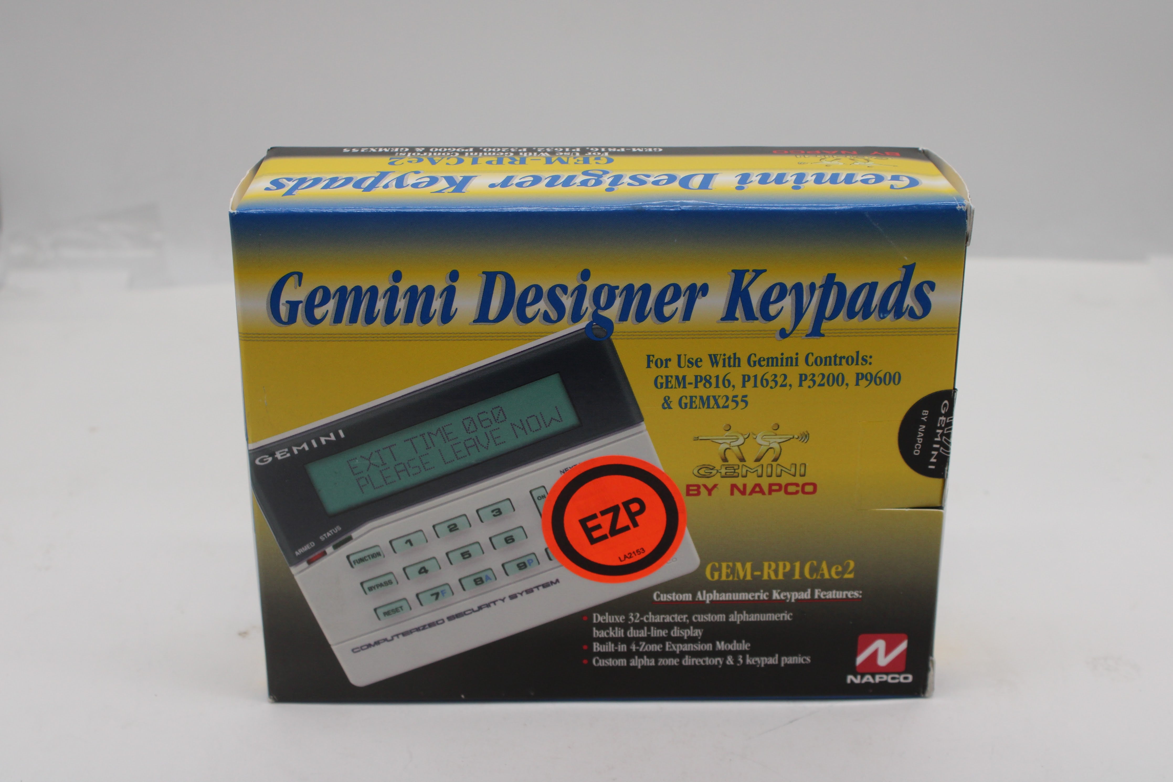 Napco Gemini GEM-RP1CAE2 Security System Keypad 785026026813 - New ...