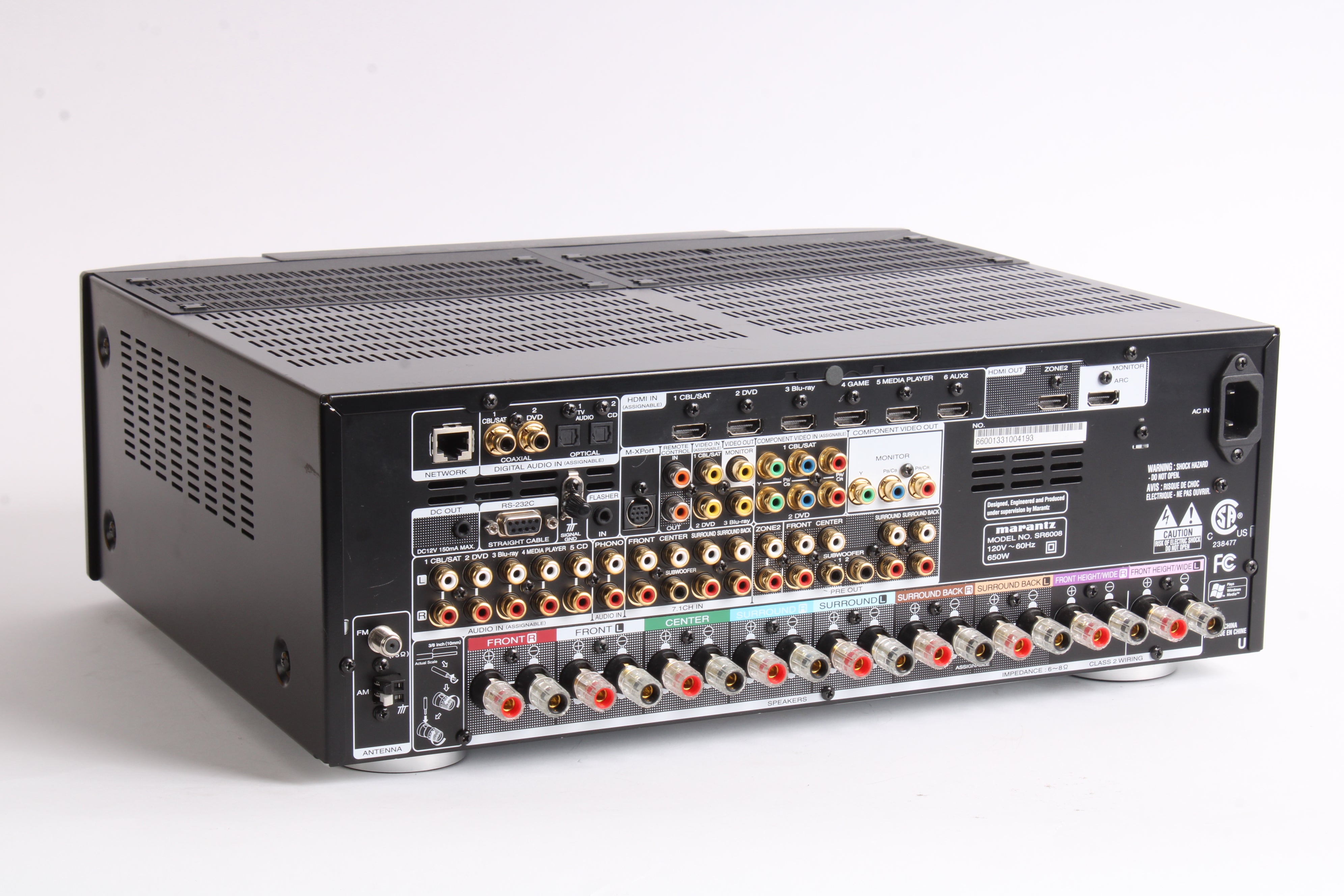 Marantz SR6008 AV Surround Receiver 7.2-channel Home Theater