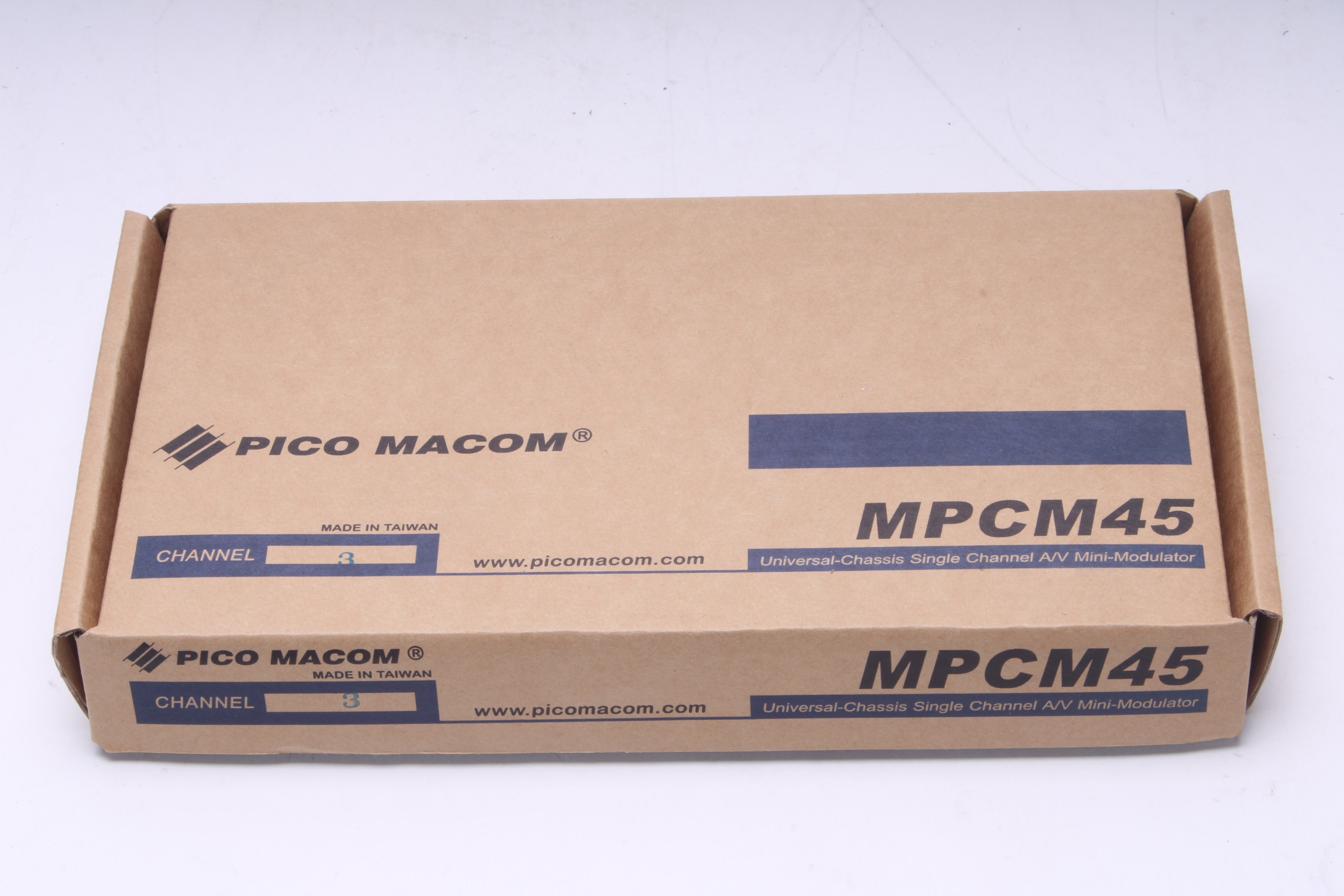 Mini Modulator Pico Macom MPCM45-3 Universal Chassis Single A/V Mini-Modulator Channe ...