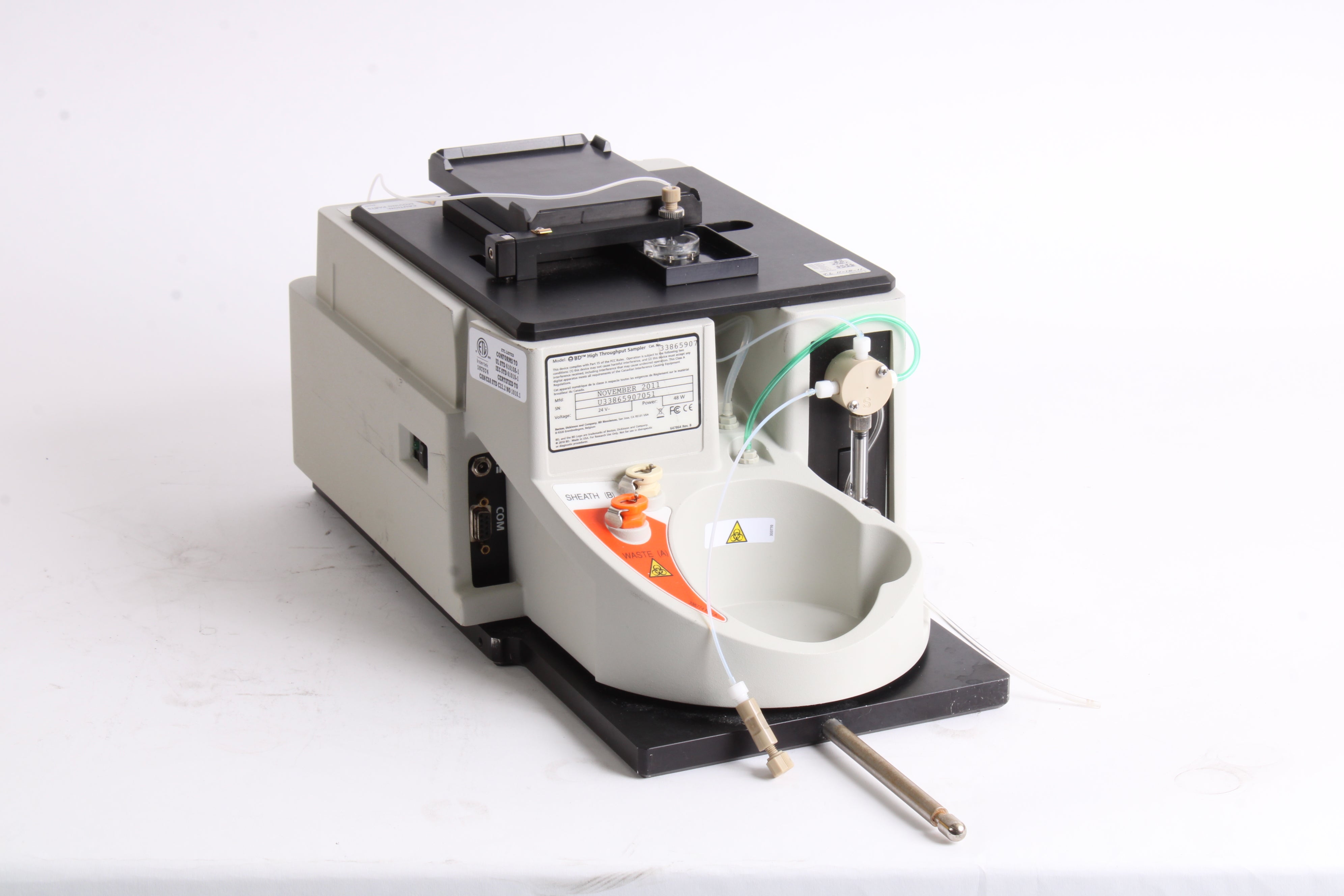 BD Becton Dickinson 33865907 High Troughput Sampler - No Power Adapter ...
