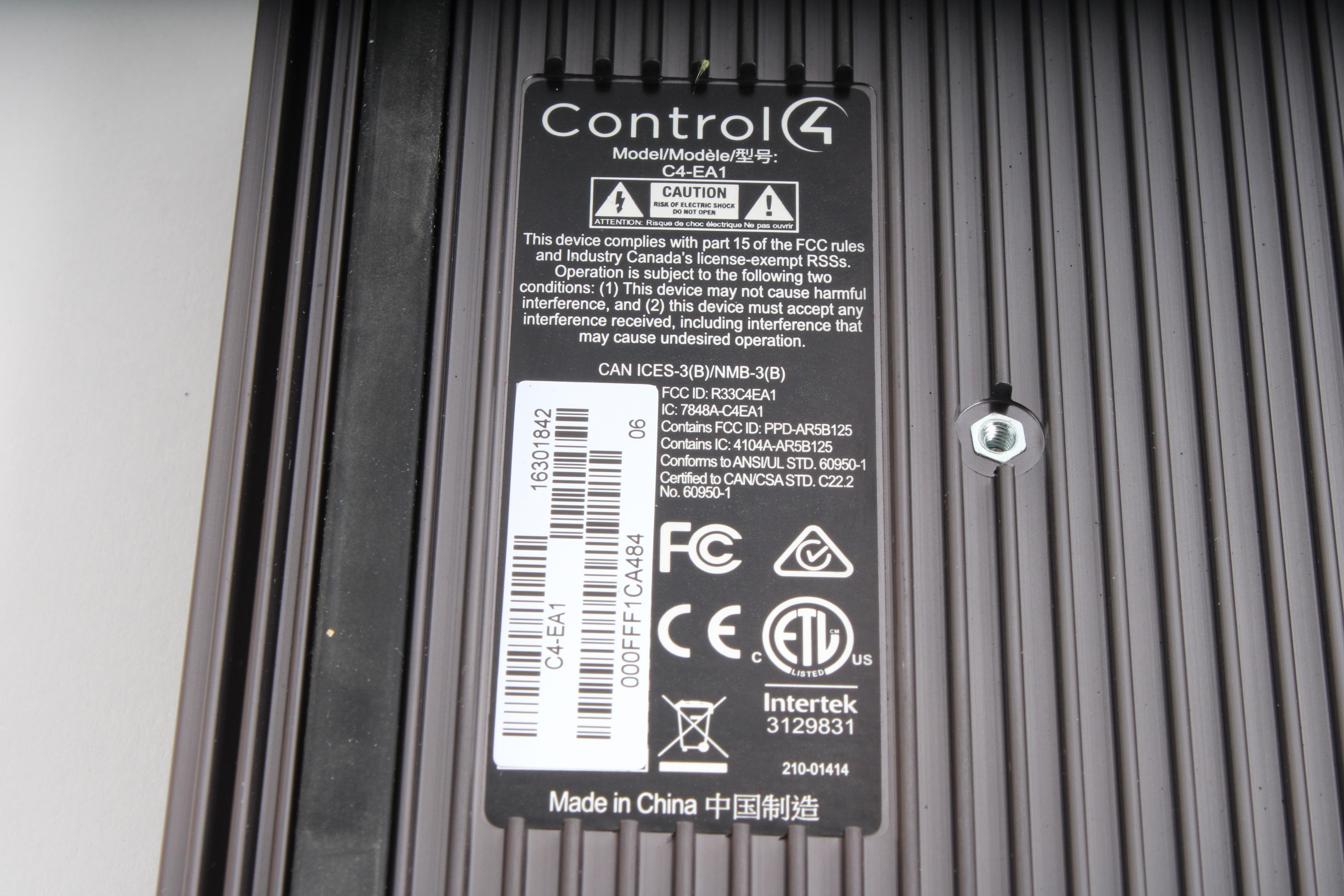 Control 4 C4-EA1 Entertainment and Automation Controller With