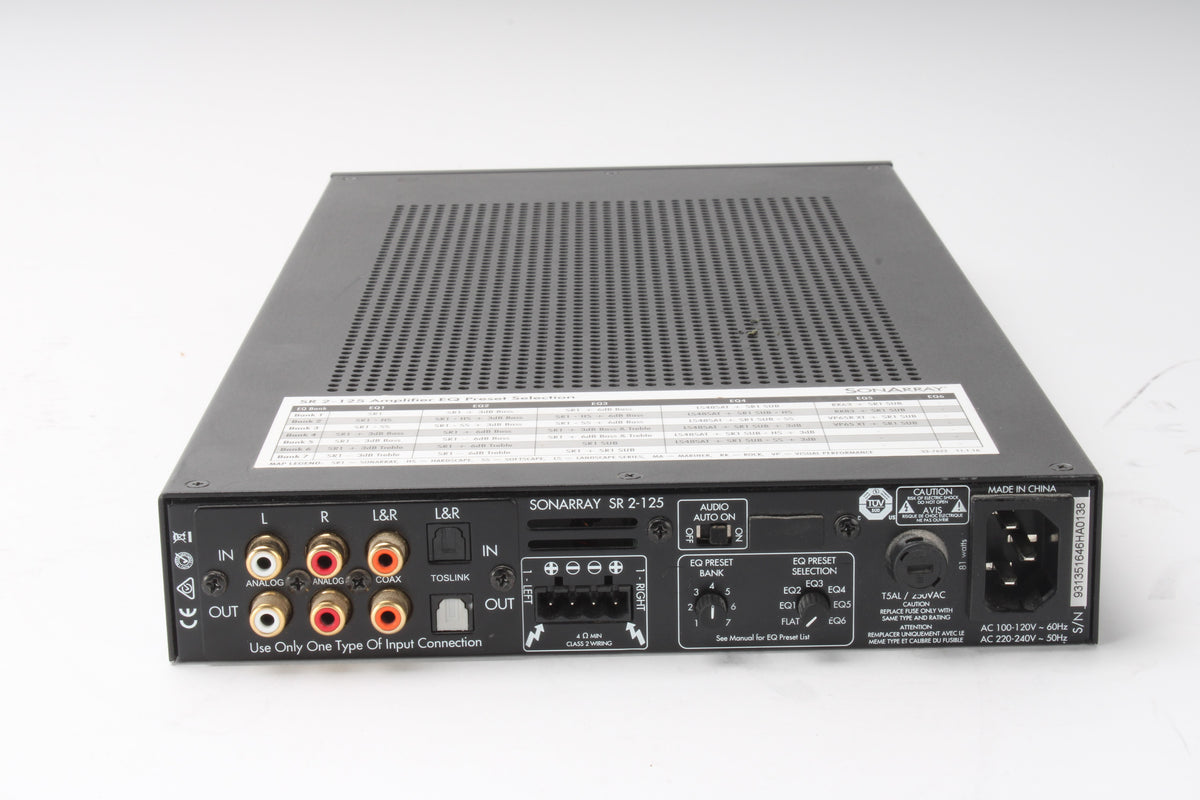 Sonarray Sonarray / Sonance SR 2-125 DSP Two-Channel Amplifier - Black – NTC Tech
