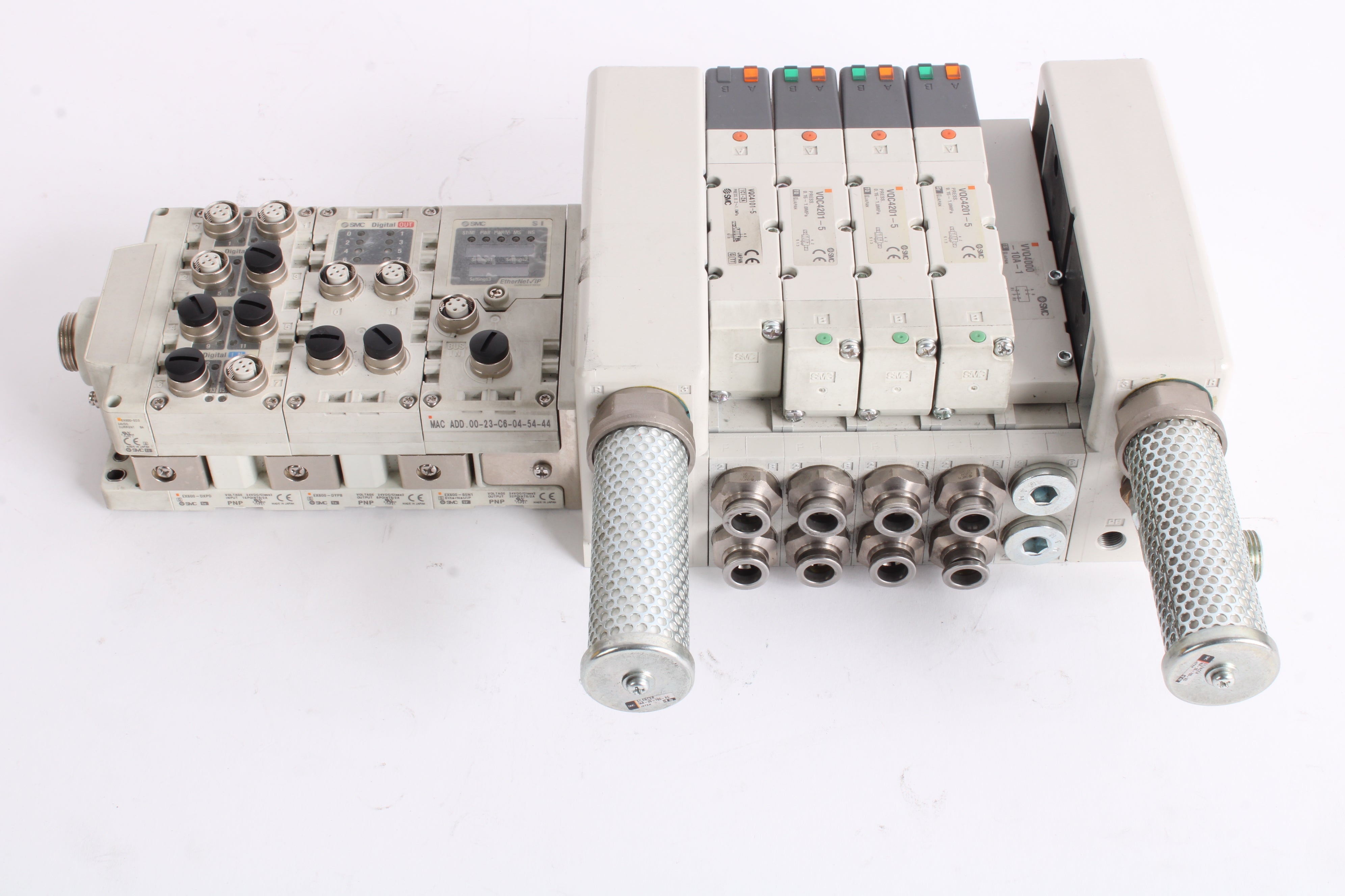 SMC EX600-SEN Serial Interface Unit + EXDYP8 + EX600-DXPD + EX600-ED3 ...