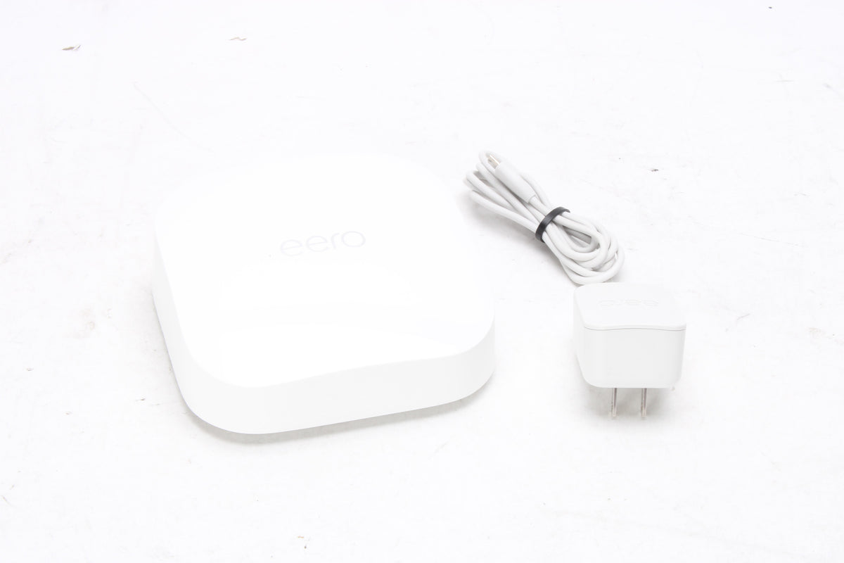 Eero S010001 Pro 6E Tri-Band Mesh Wi-Fi Router W/ Power Supply Bundle ...