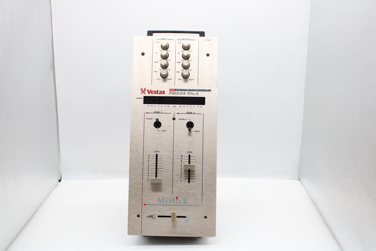 Vestax PMC-06 Pro A Ultra-Slim Two-Channel DJ Scratch Mixer - AS 