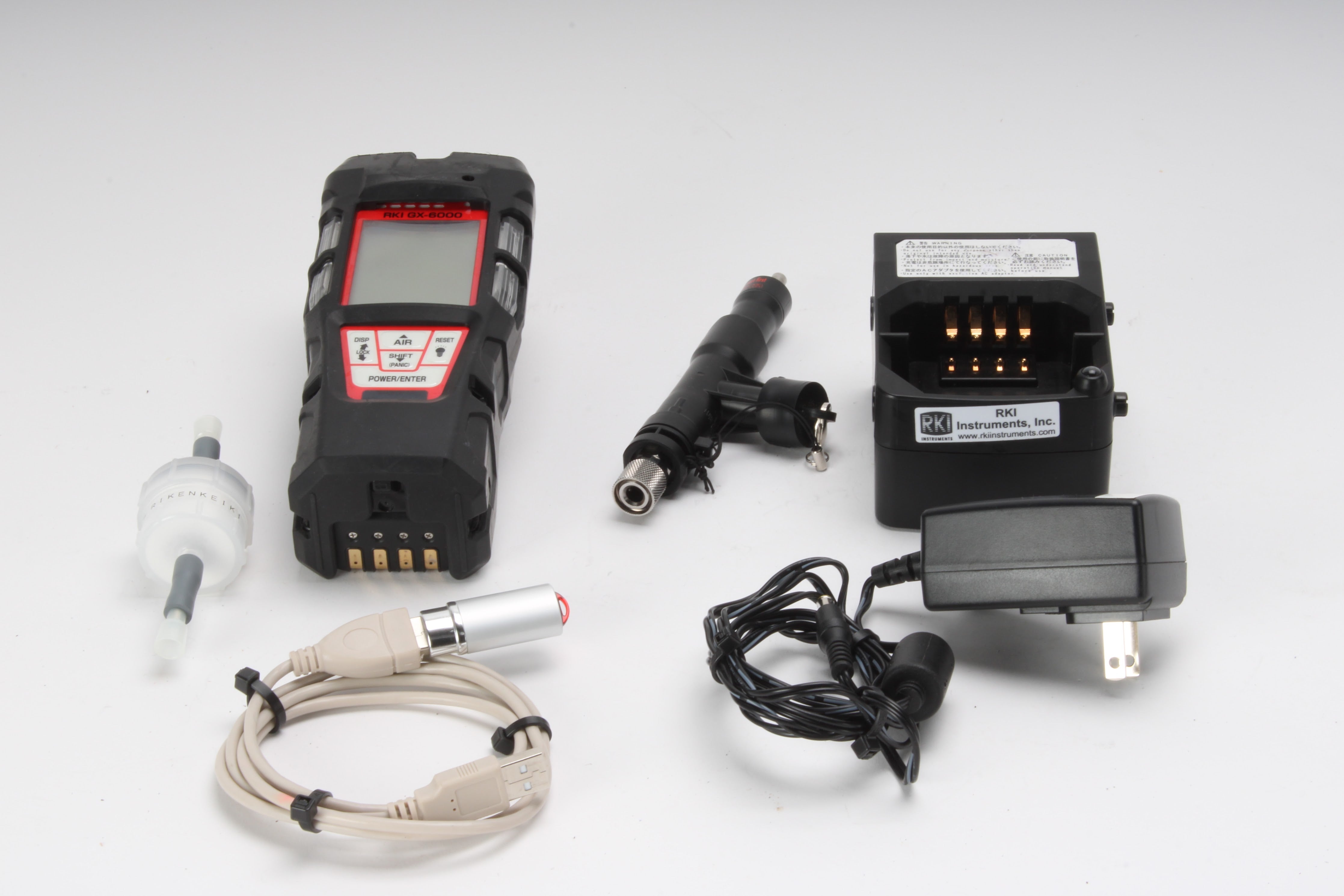 RKI Instruments GX-6000 Gas Monitor AM1110000L With Accessories - Fair ...