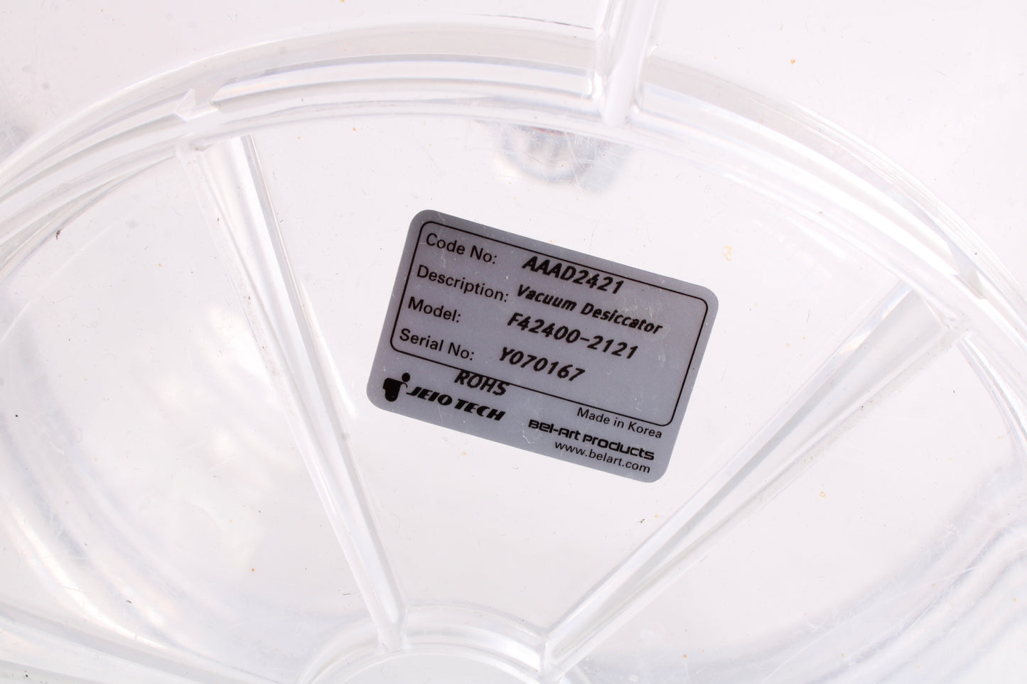 Scienceware F42400-2121 Vacuum Desiccator – NTC Tech