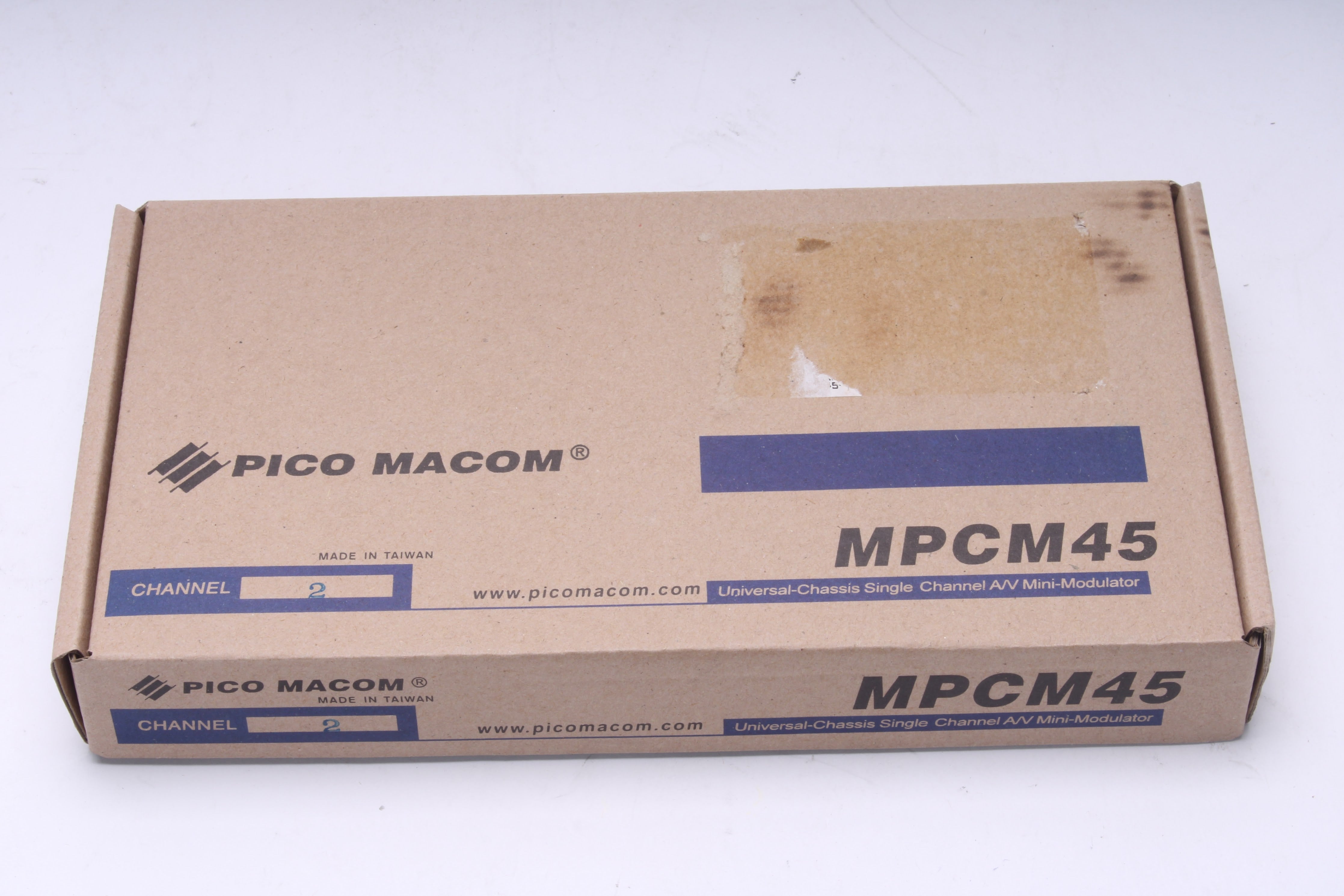 Mini Modulator Pico Macom MPCM45-2 Universal Chassis Single A/V Mini-Modulator Channe ...