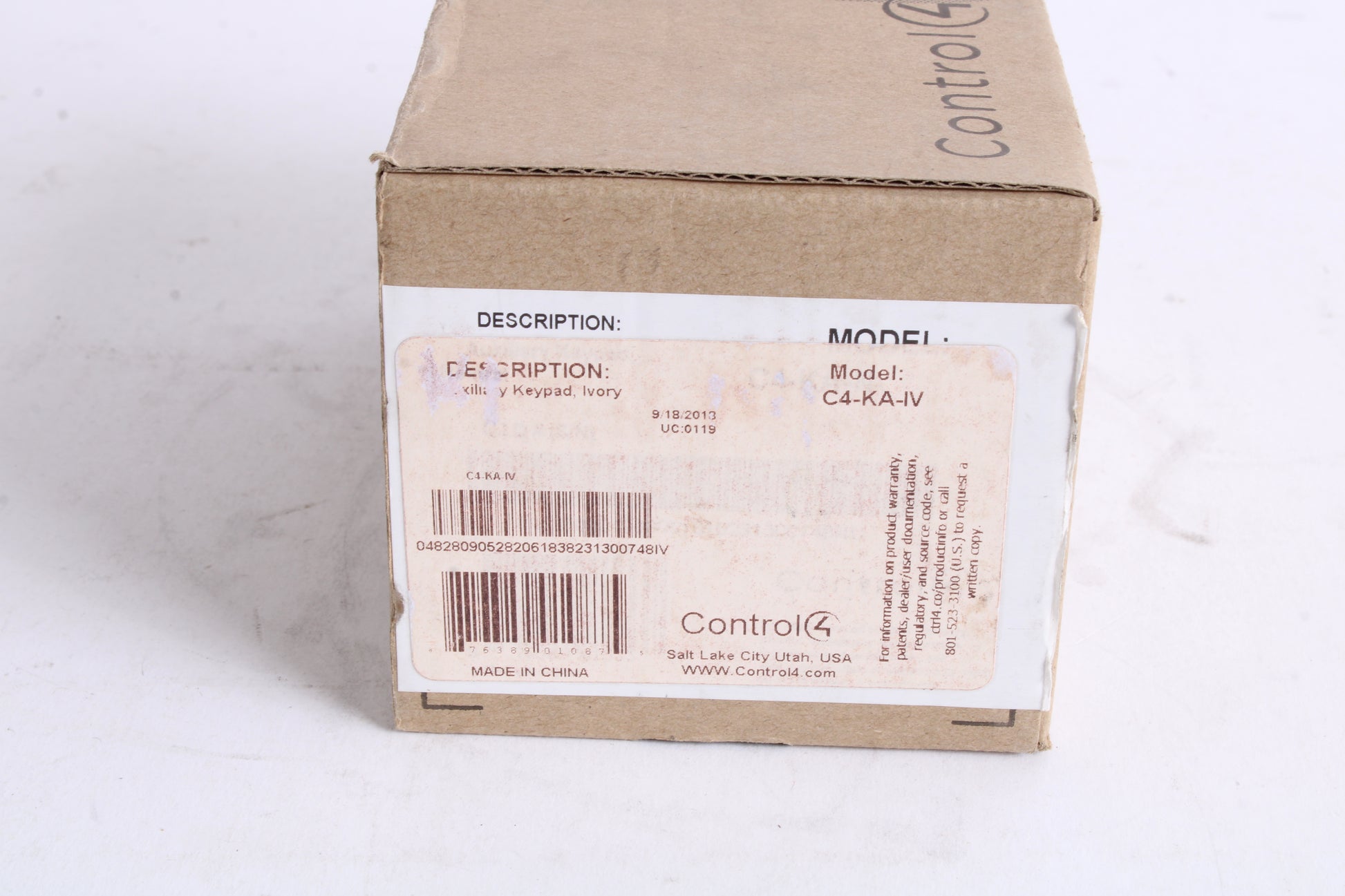 Control4 C4-KA-IV Auxiliary Keypad Ivory - New Open Box – NTC Tech