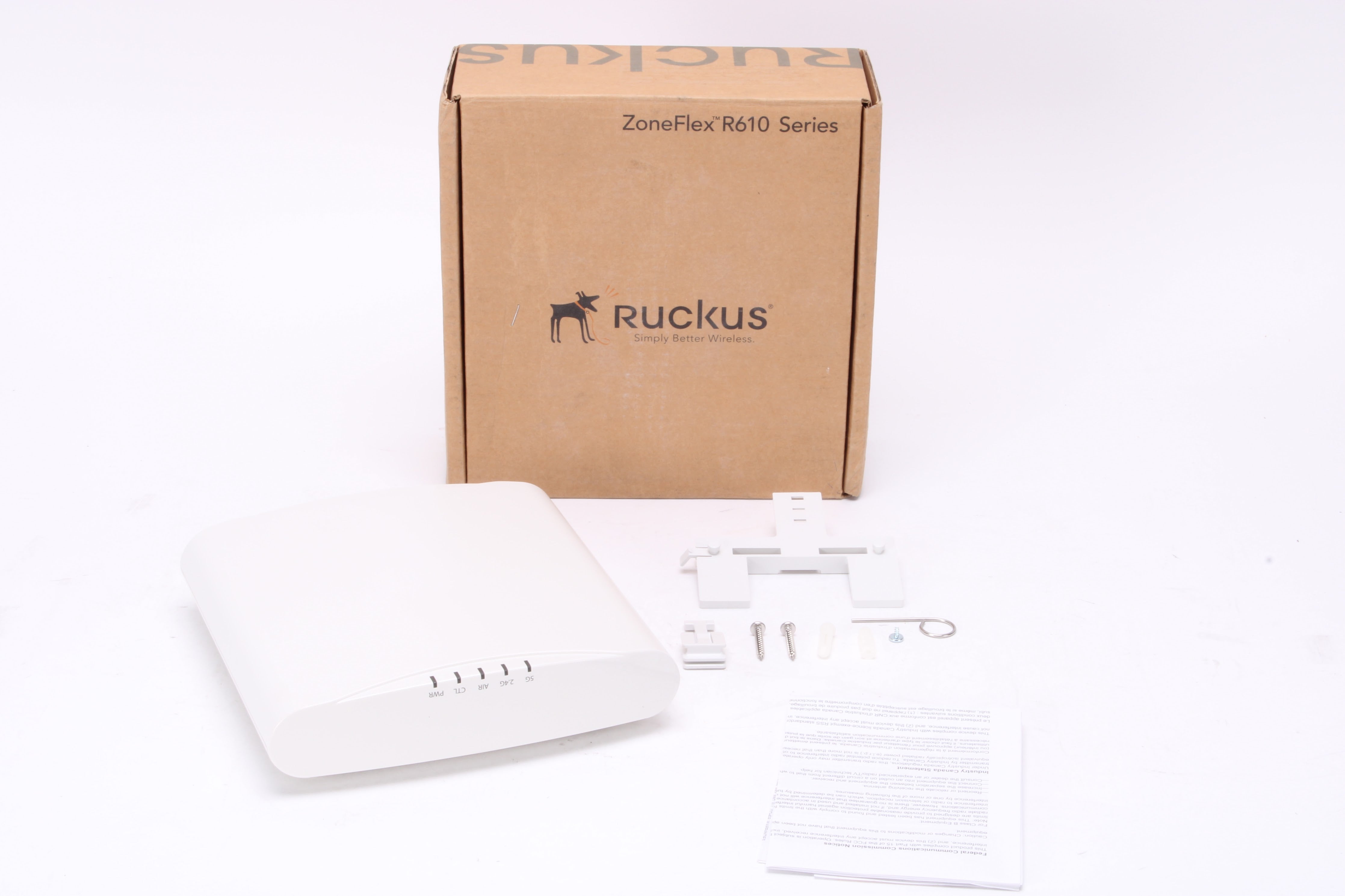 Ruckus ZoneFlex R610 Dual-Band 802.11ac Wave 2 Access Point With Acces ...