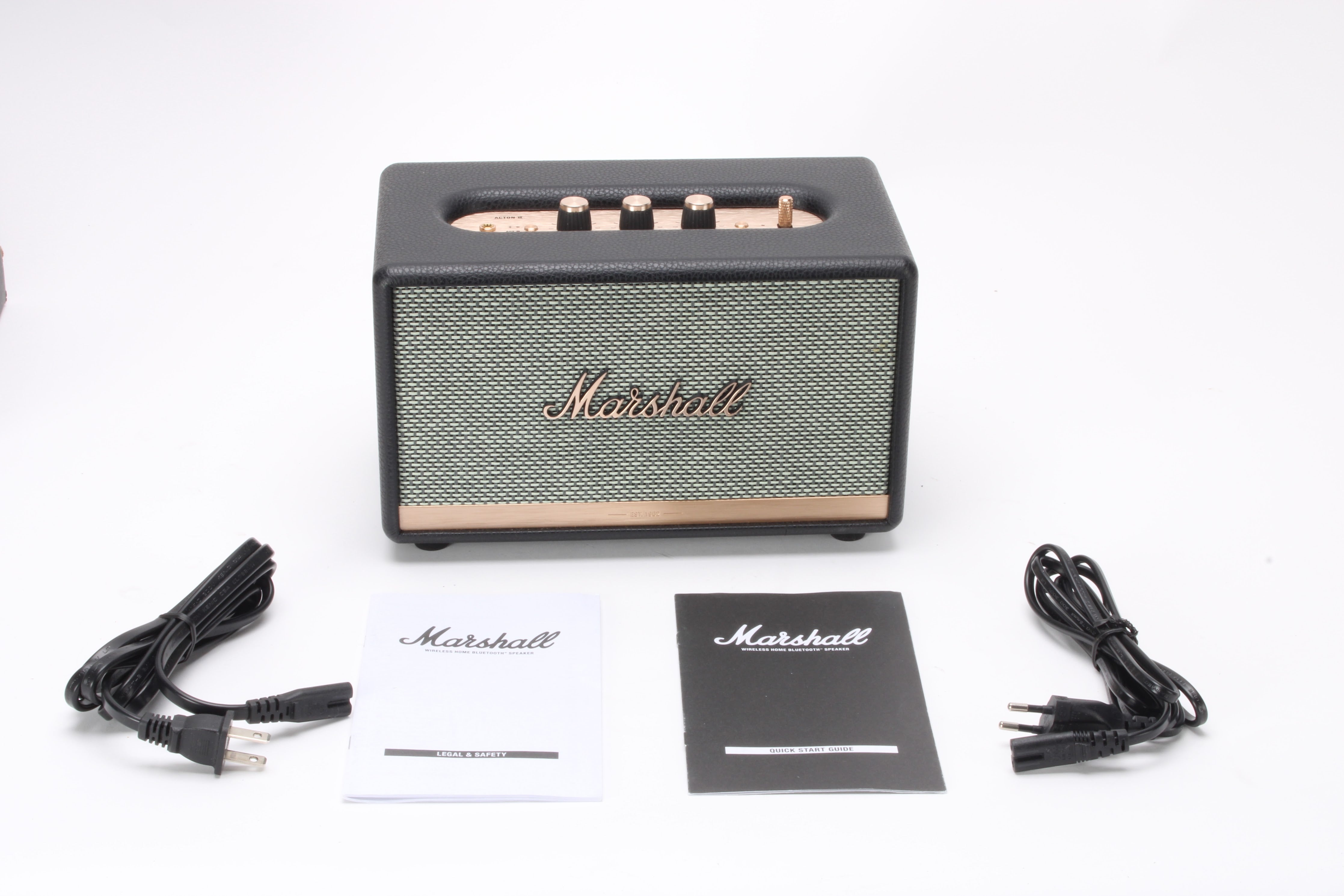 Marshall Action II Wireless Bluetooth Speaker With Accessories