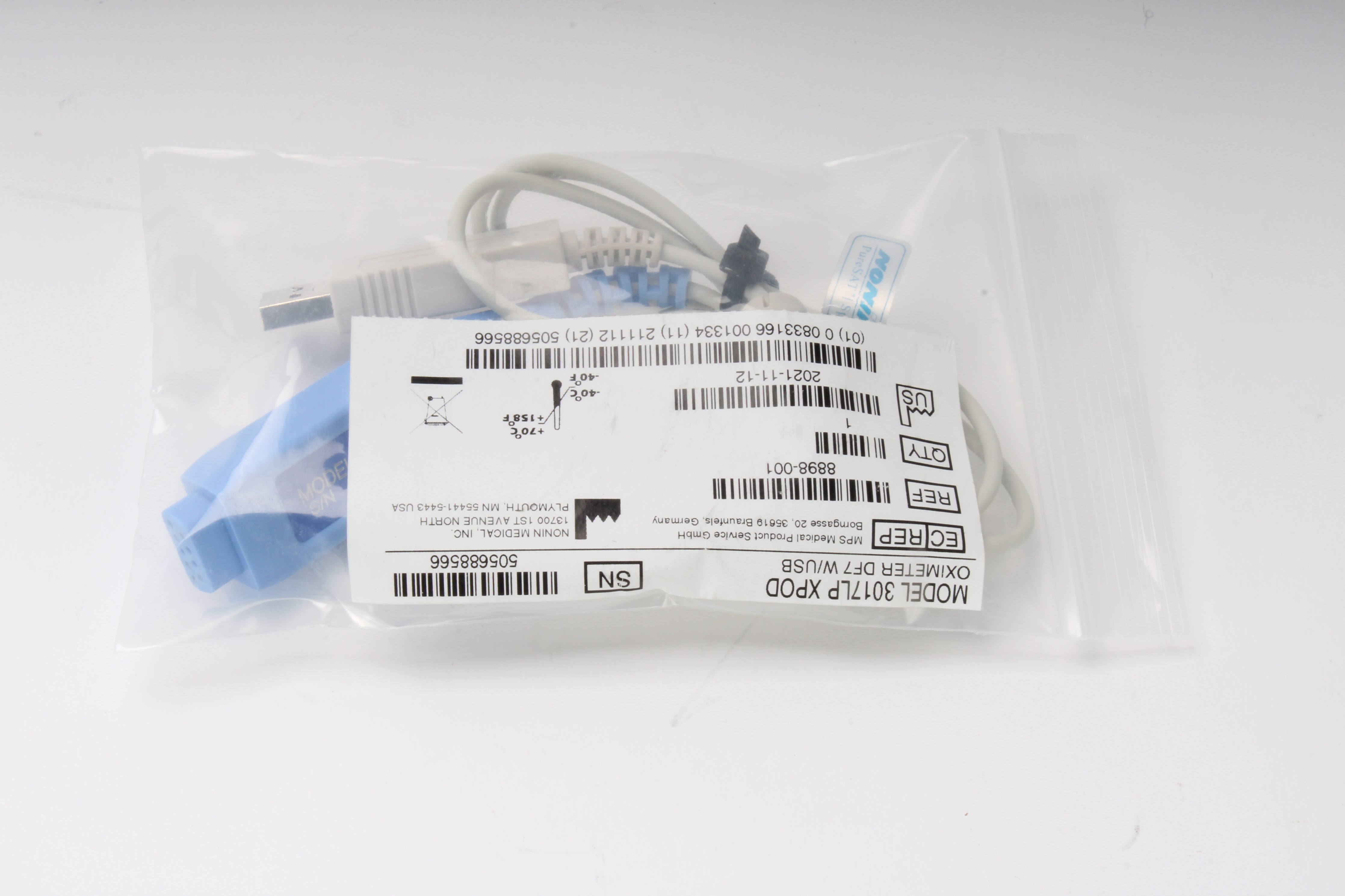 Nonin Xpod 3017LP External Pulse Oximeter - NEW – NTC Tech