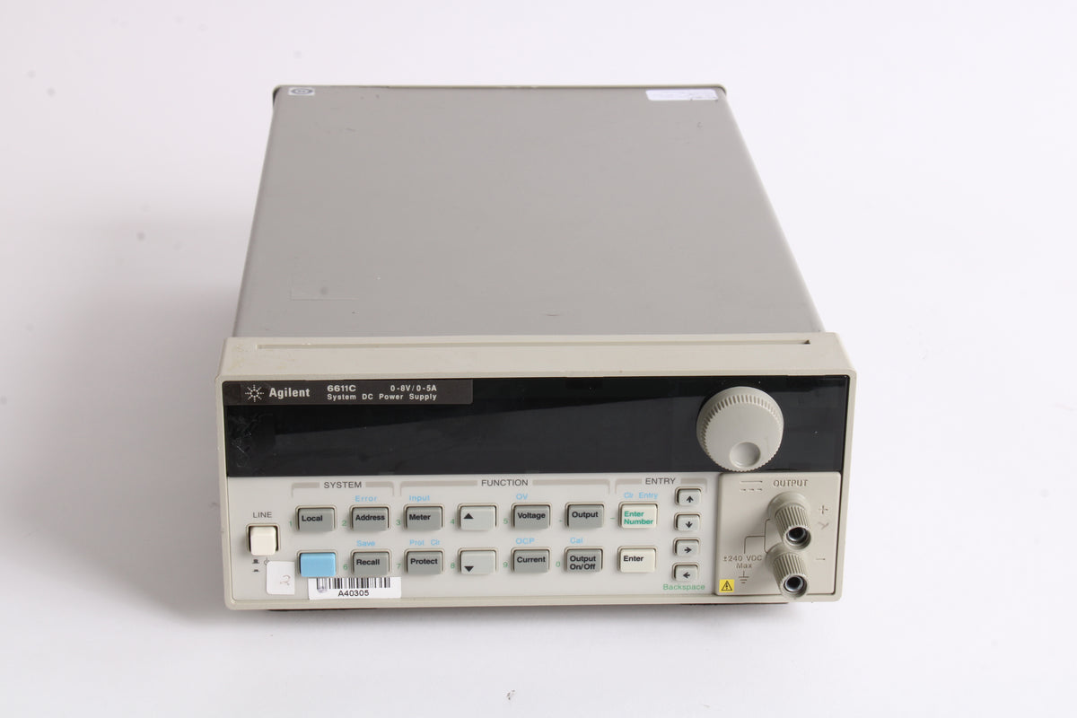 Keysight 6511 Module HP Agilent Keysight 6611C 0-8V 0-5A 40 Watt System DC Power Supply - F ...