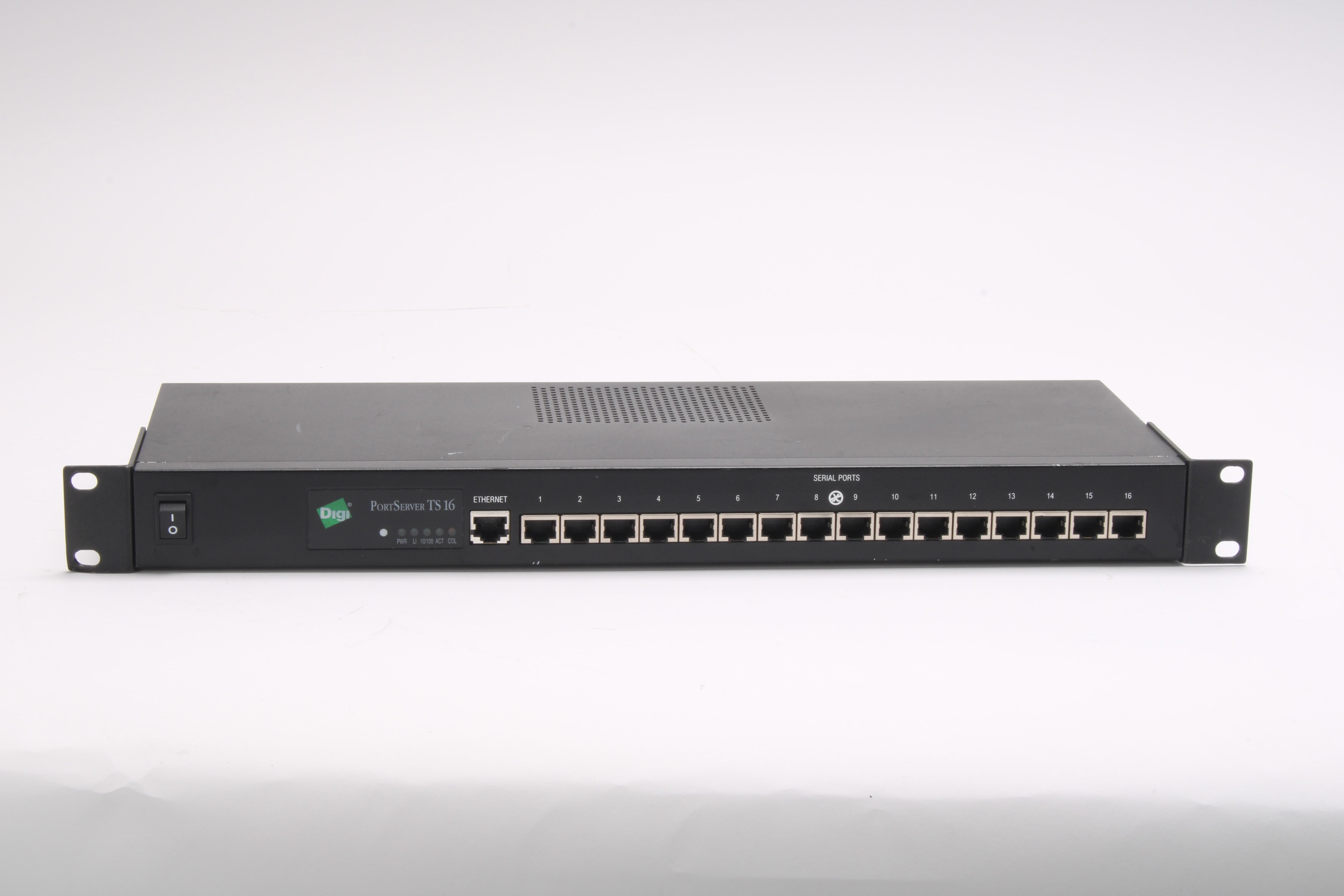 Digi PortServer TS 16 Rack AC (1P)50000854-01 - Fair Condition – NTC Tech