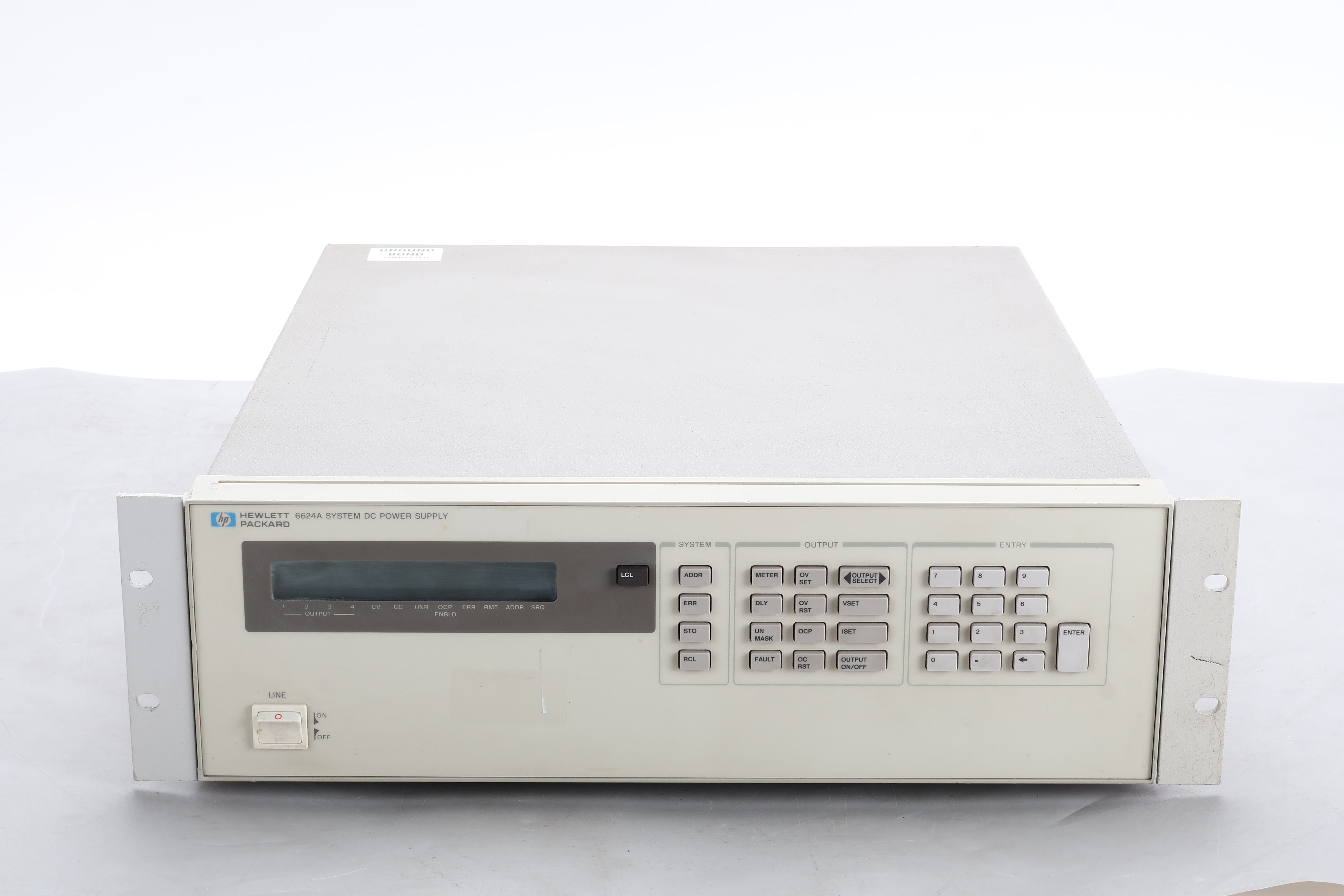 HP 6624A Quad System DC Power Supply With Rack Ears - No Options – NTC Tech