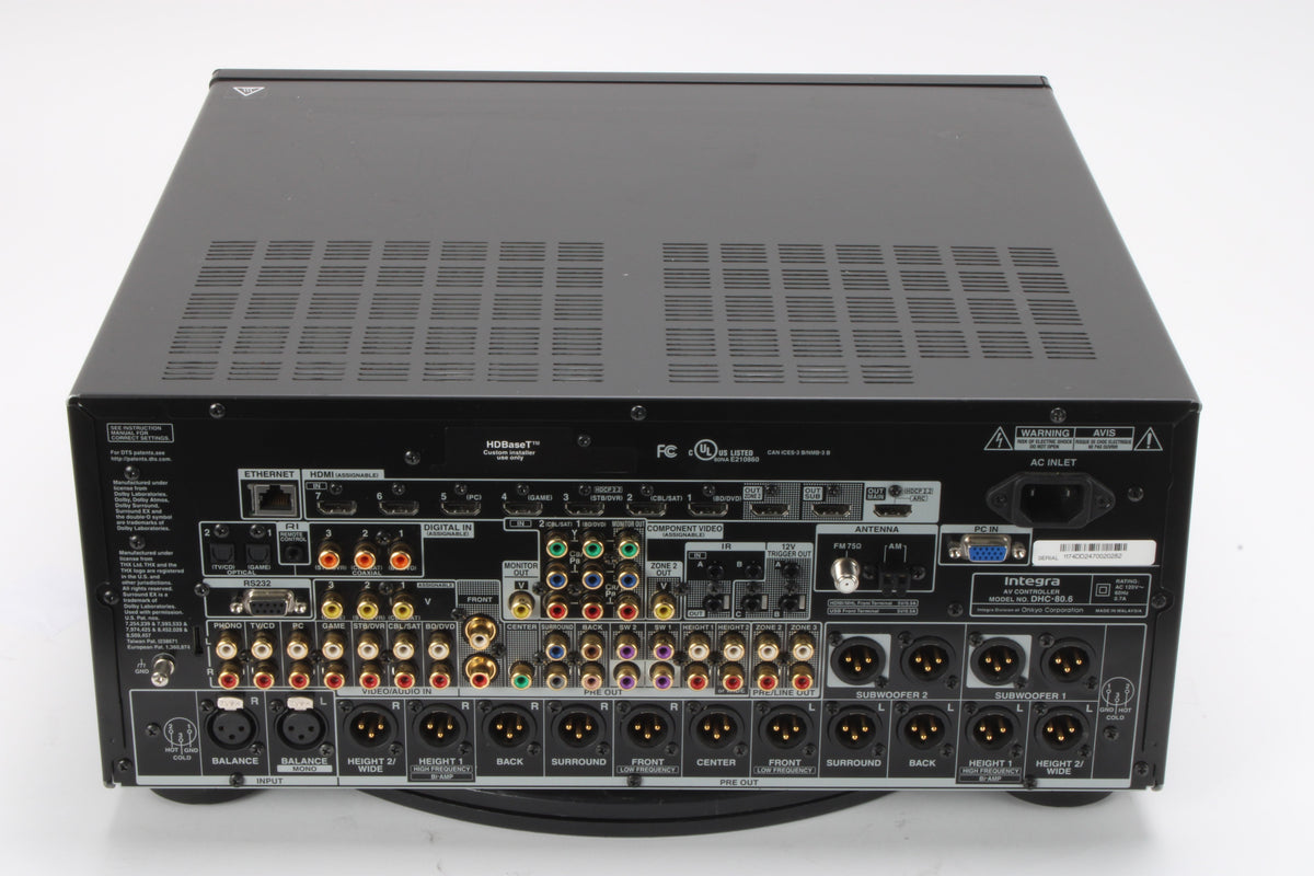 Integra DHC-80.6 11.2-Channel Surround Sound Processor - AS IS – NTC Tech