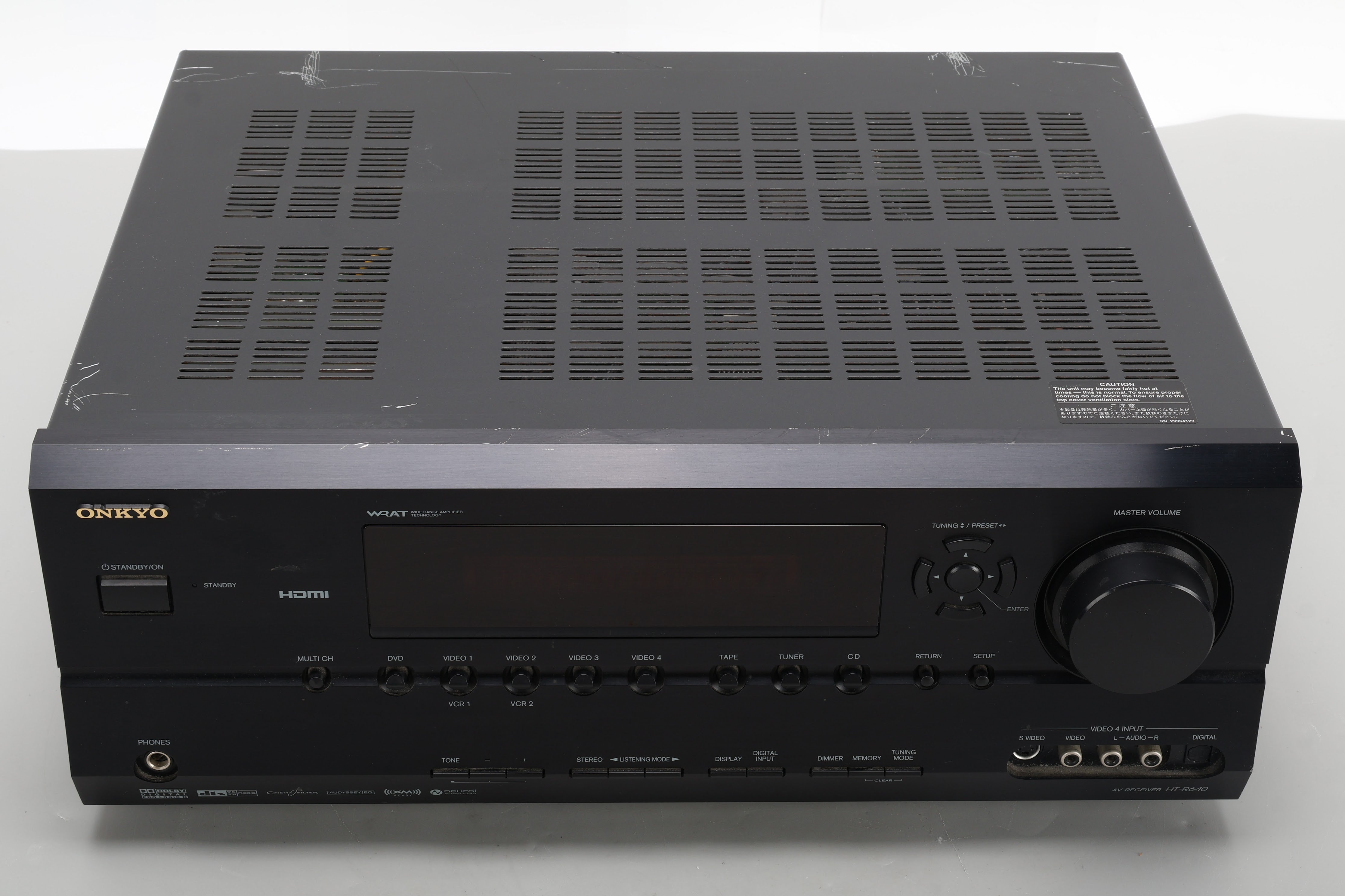 Onkyo HT-R640 5.1-Channel Home Theater AV Receiver - Fair Condition ...