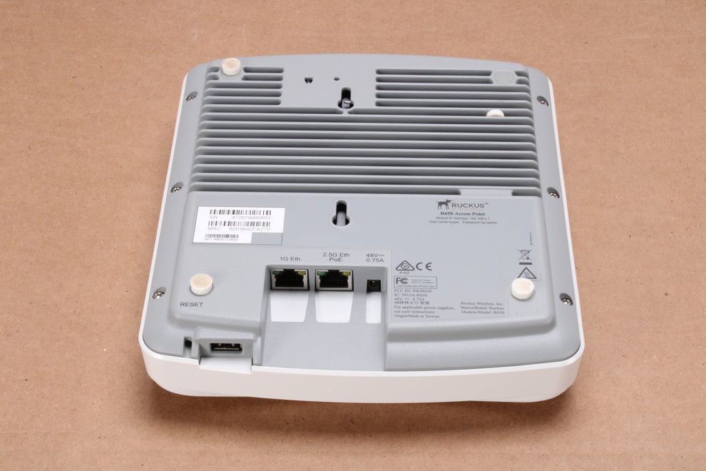 Ruckus Ap R650 Shell Ruckus R650 Wireless Access Point 901-R650-US00 - No Mount – NTC Tech