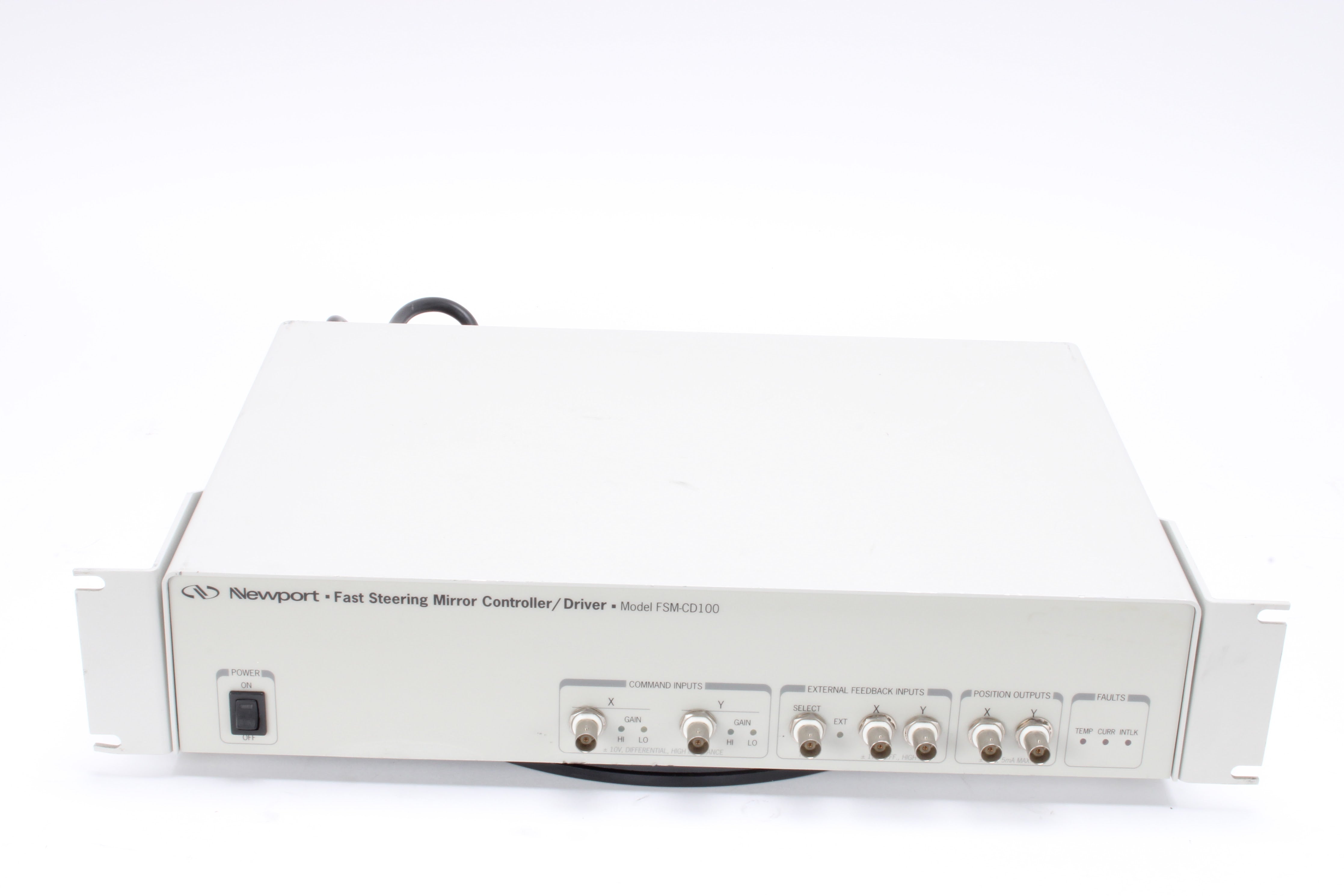 Newport FSM-CD100 Fast Steering Mirror Controller/Driver W/ Rack Ears ...