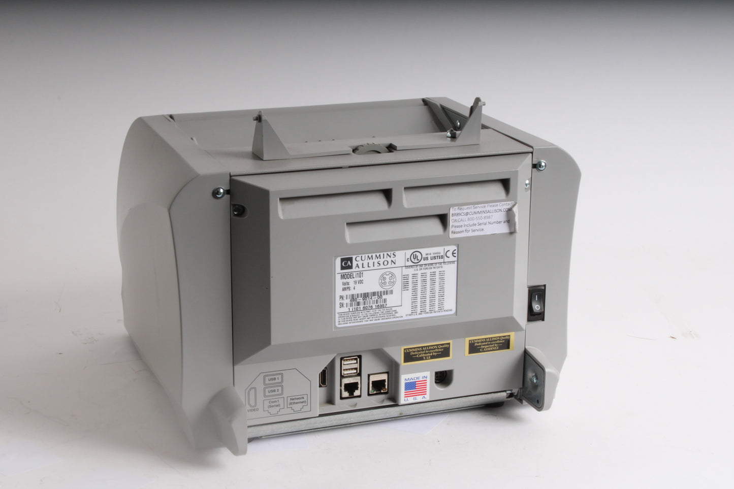 Cummins Allison i101 JetScan IFX i100 Auto Currency Counter Recalibrat ...