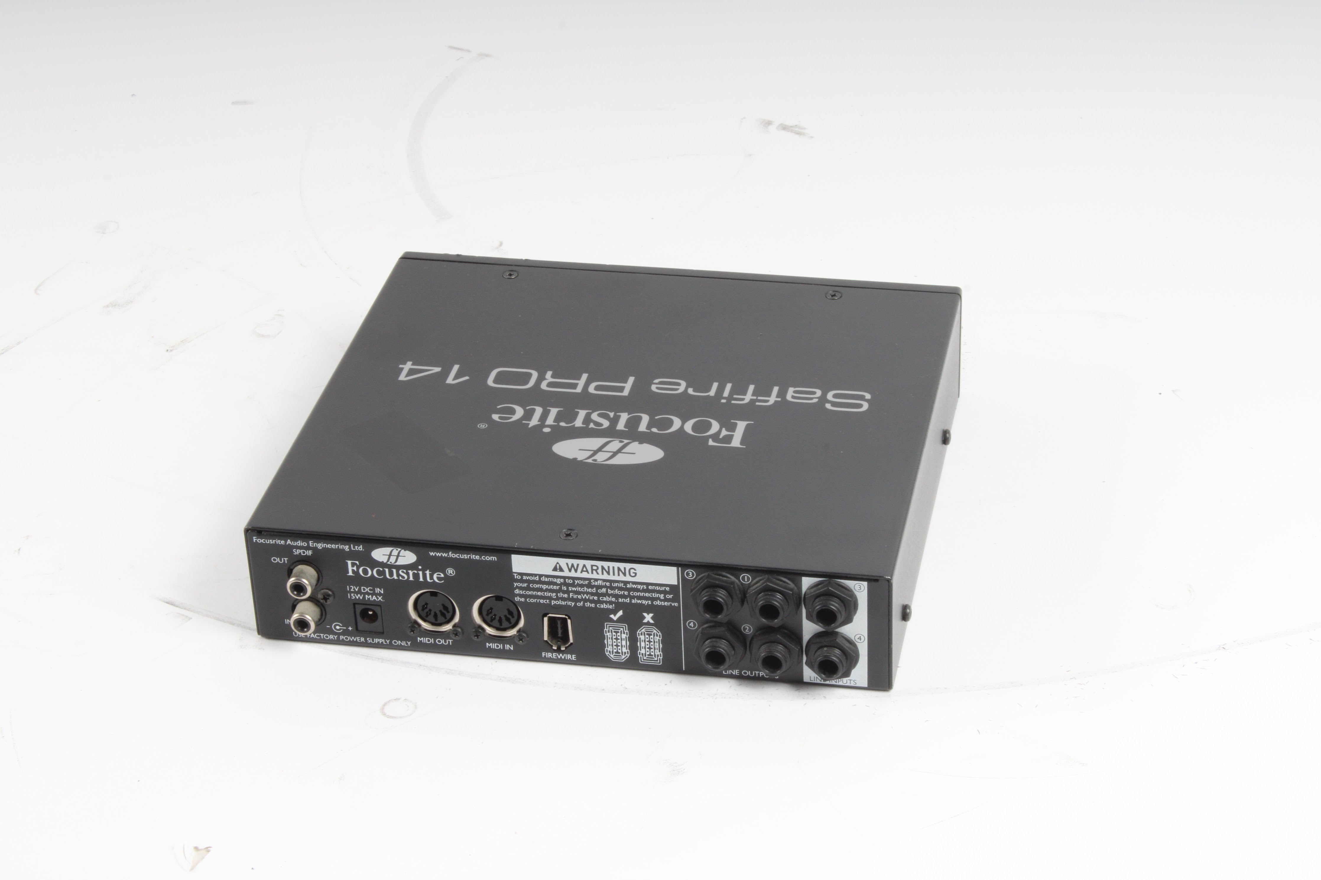 Focusrite Saffire Pro 14 FireWire Recording Audio Interface – NTC Tech