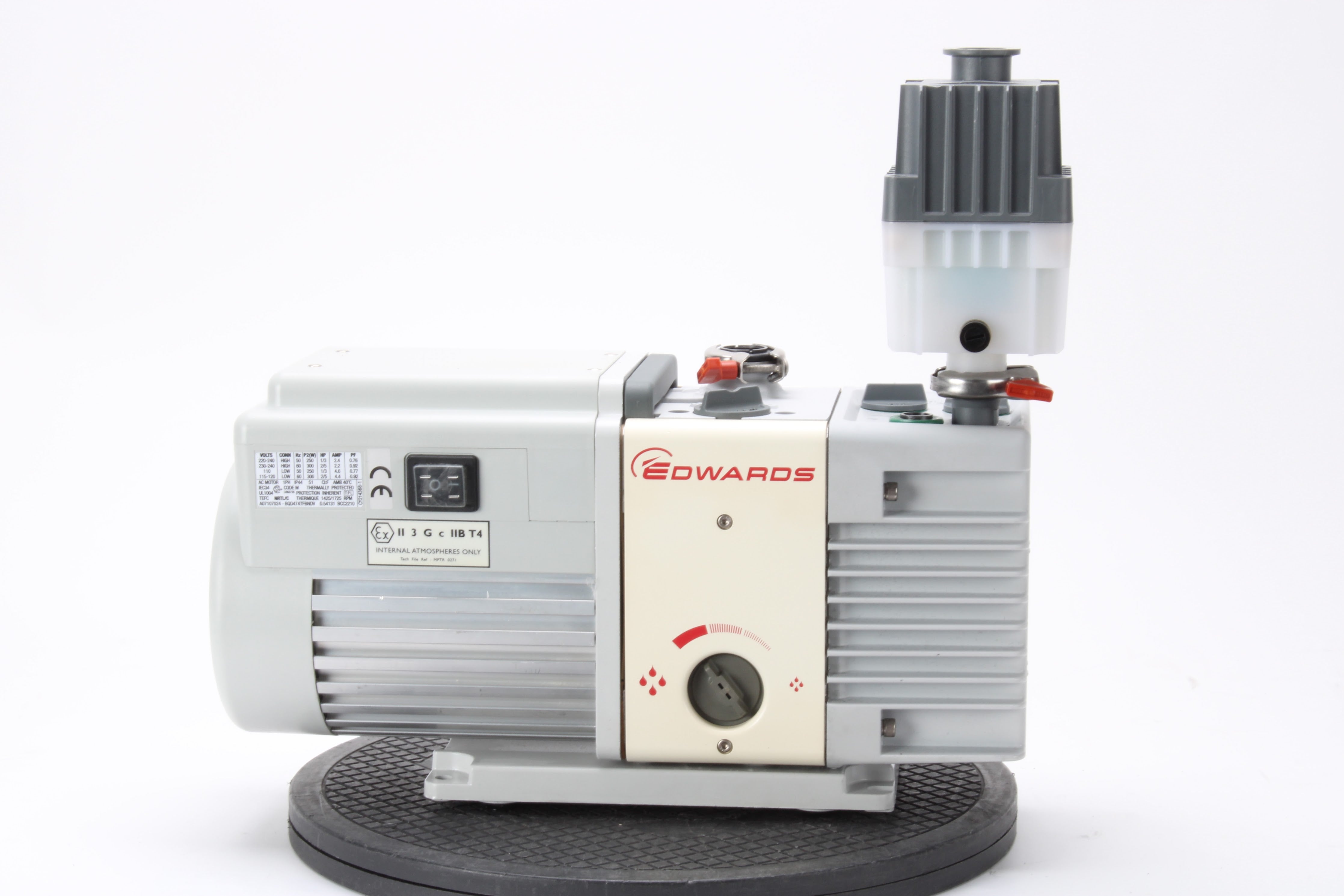 Edwards RV5 Rotary Vane Vacuum Pump A653-01-904 With EMF10 Oil Filter ...