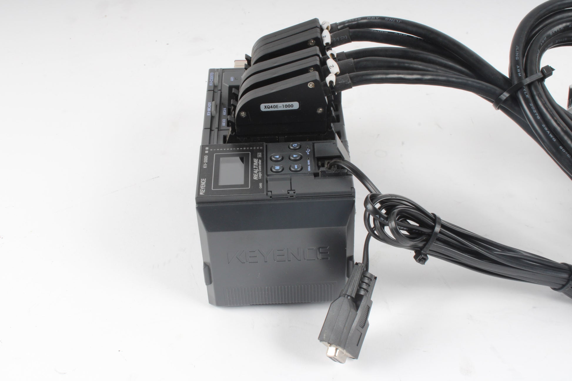 Keyence KV-3000 Realtime Logic Controller With KV-MC40V, KV-C32XTD 
