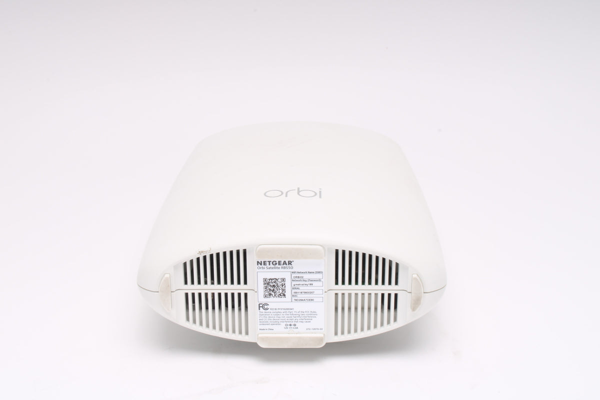 Orbi Mesh Router Rbr 50 Netgear Orbi Satellite RBS50 Mesh WiFi System With Power Supply Bundle ...